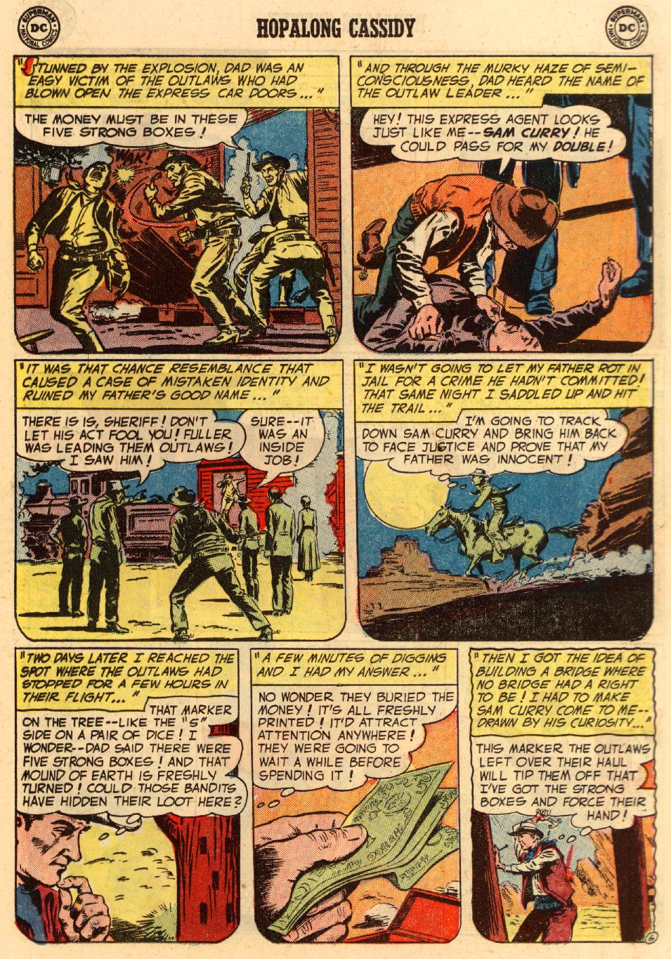 Read online Hopalong Cassidy comic -  Issue #97 - 19