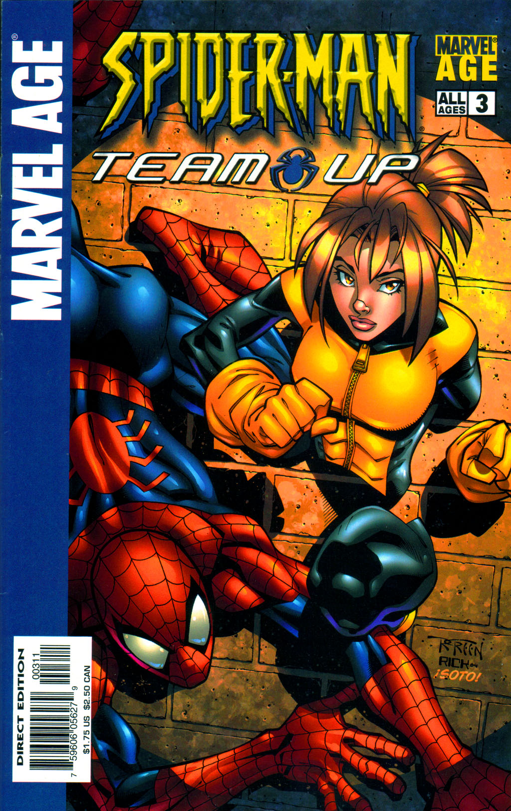 Read online Marvel Age: Spider-Man Team-Up comic -  Issue #3 - 1