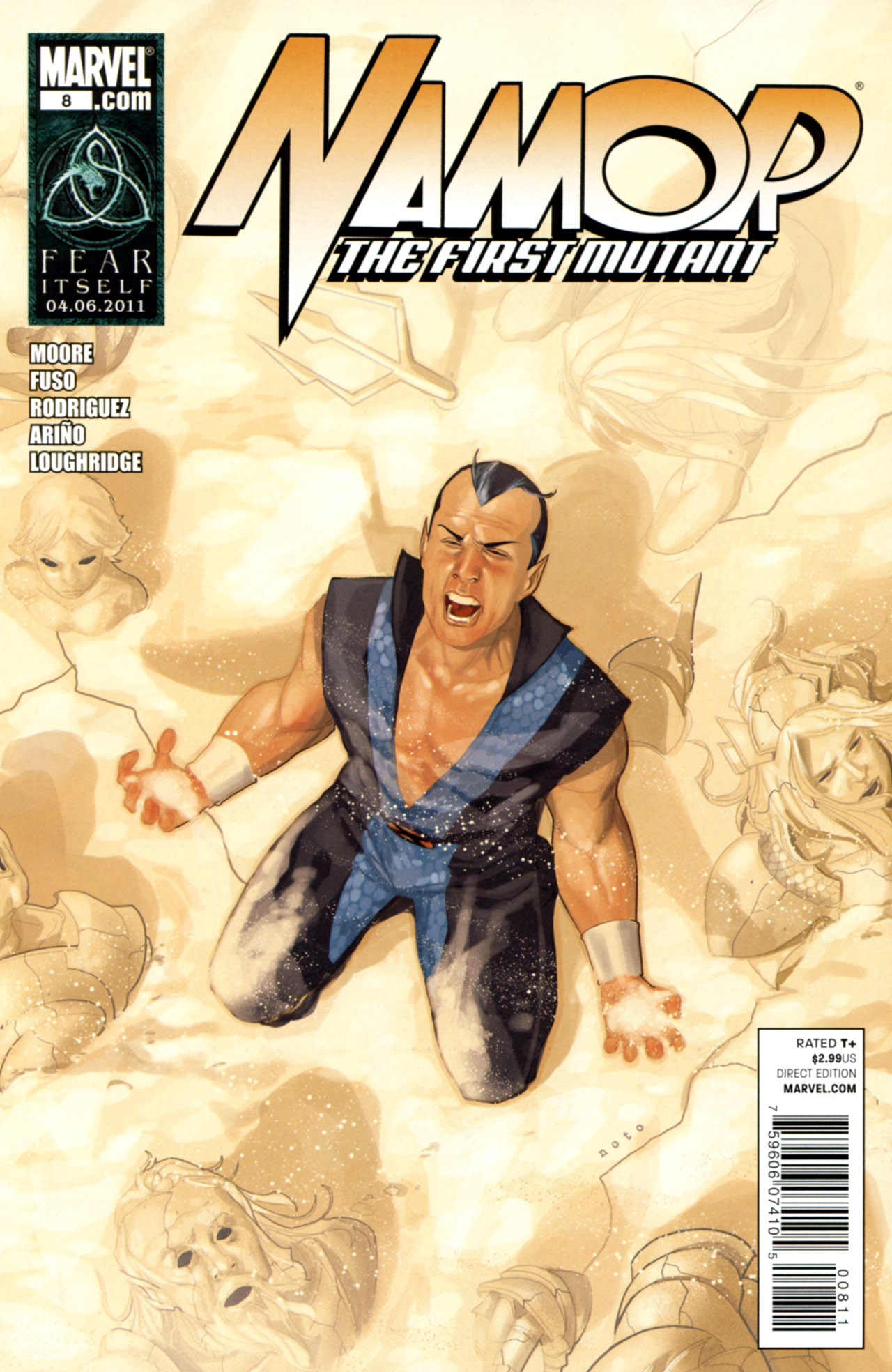 Read online Namor: The First Mutant comic -  Issue #8 - 1