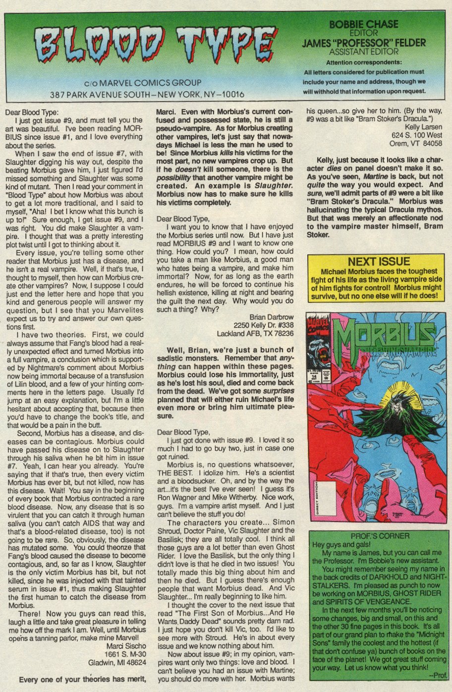 Read online Morbius: The Living Vampire (1992) comic -  Issue #13 - 26