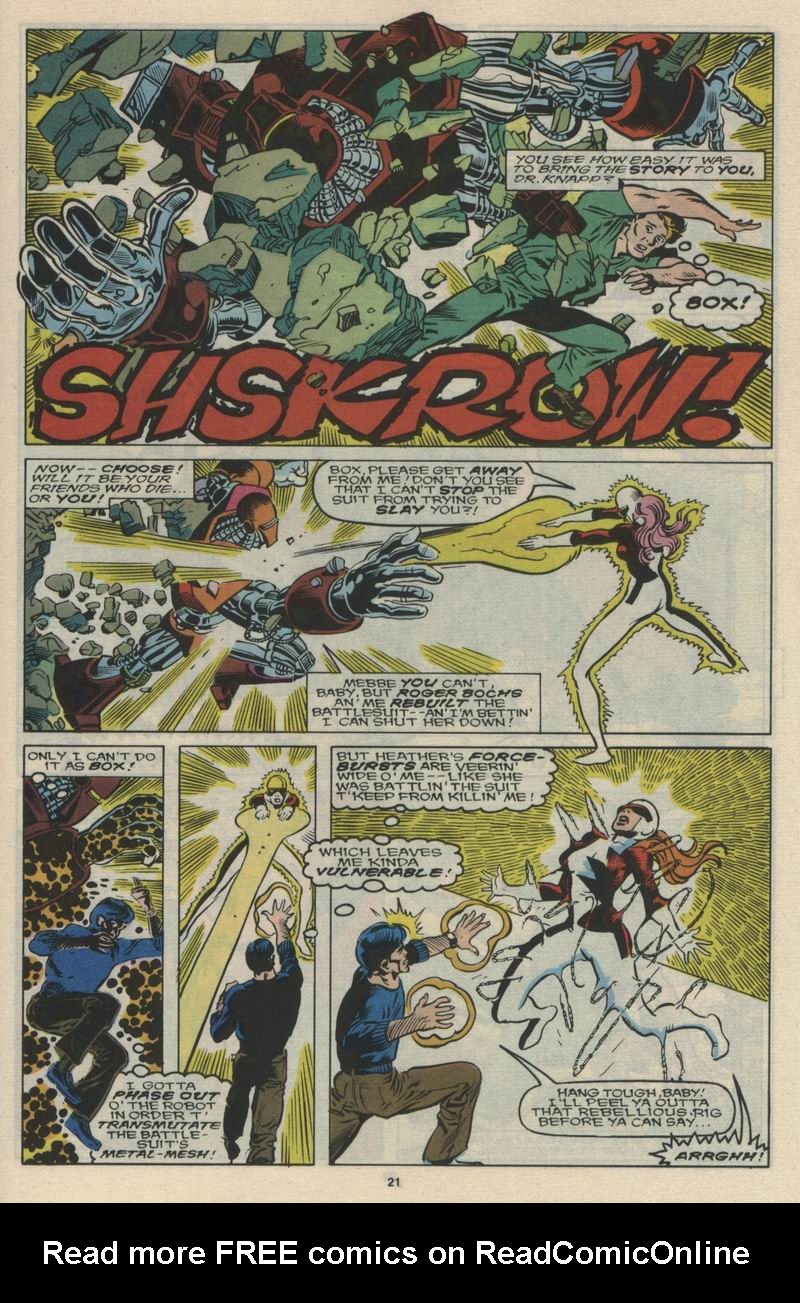 Read online Alpha Flight (1983) comic -  Issue #66 - 22