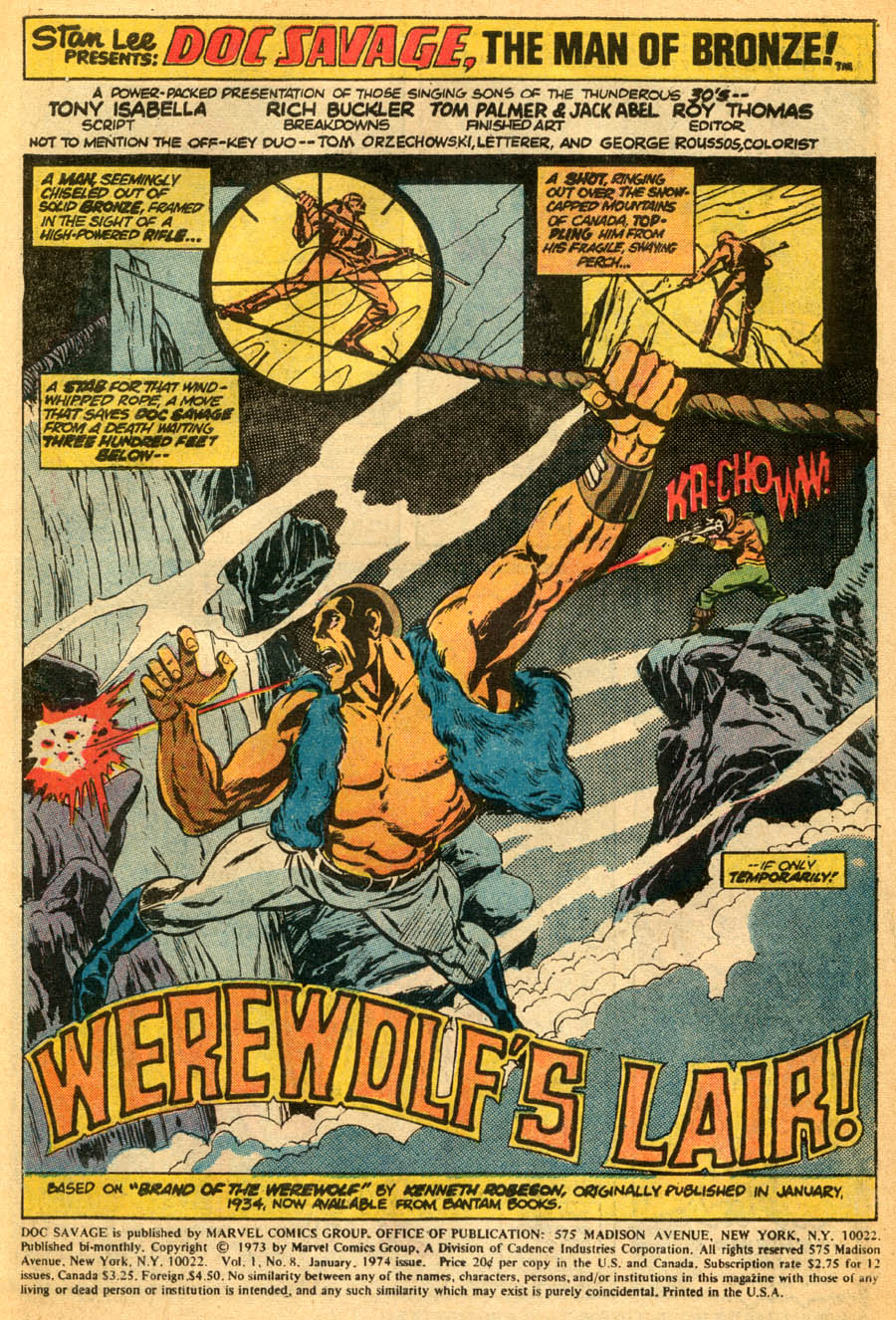 Read online Doc Savage (1972) comic -  Issue #8 - 2