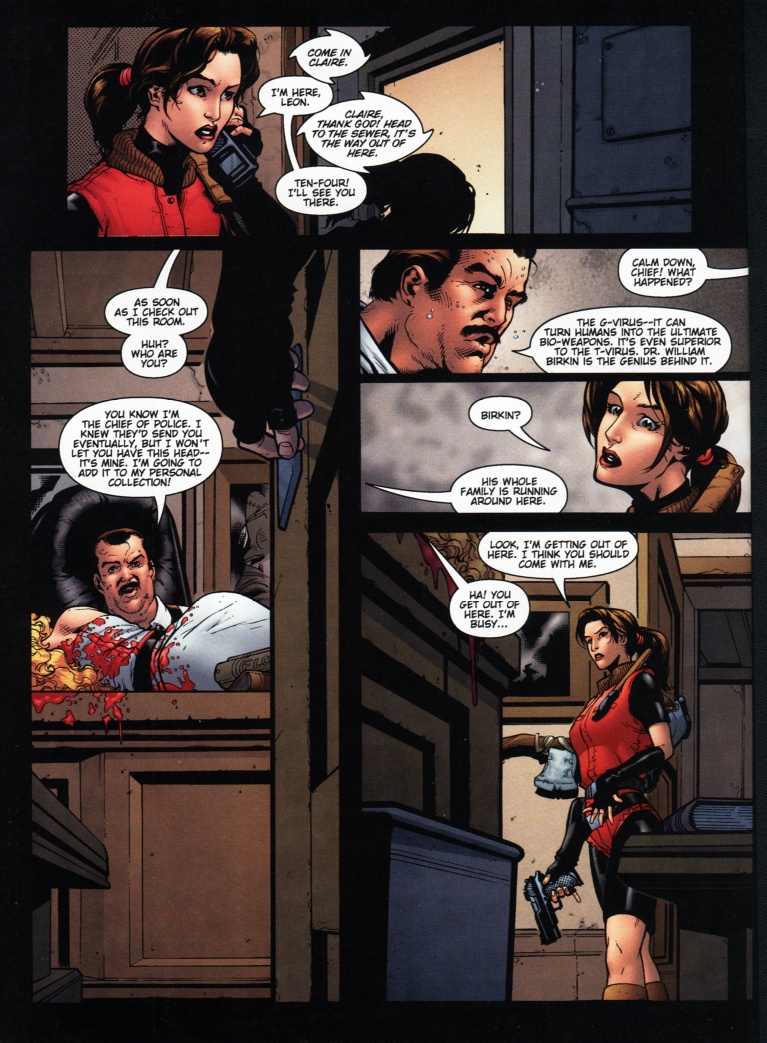 Read online Resident Evil (1998) comic -  Issue #2 - 12