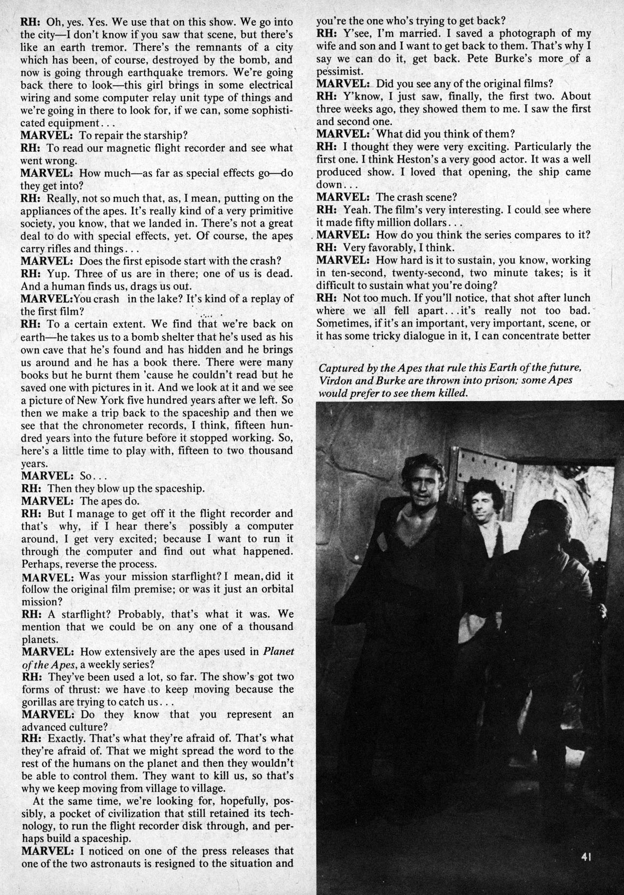 Read online Planet of the Apes comic -  Issue #4 - 38