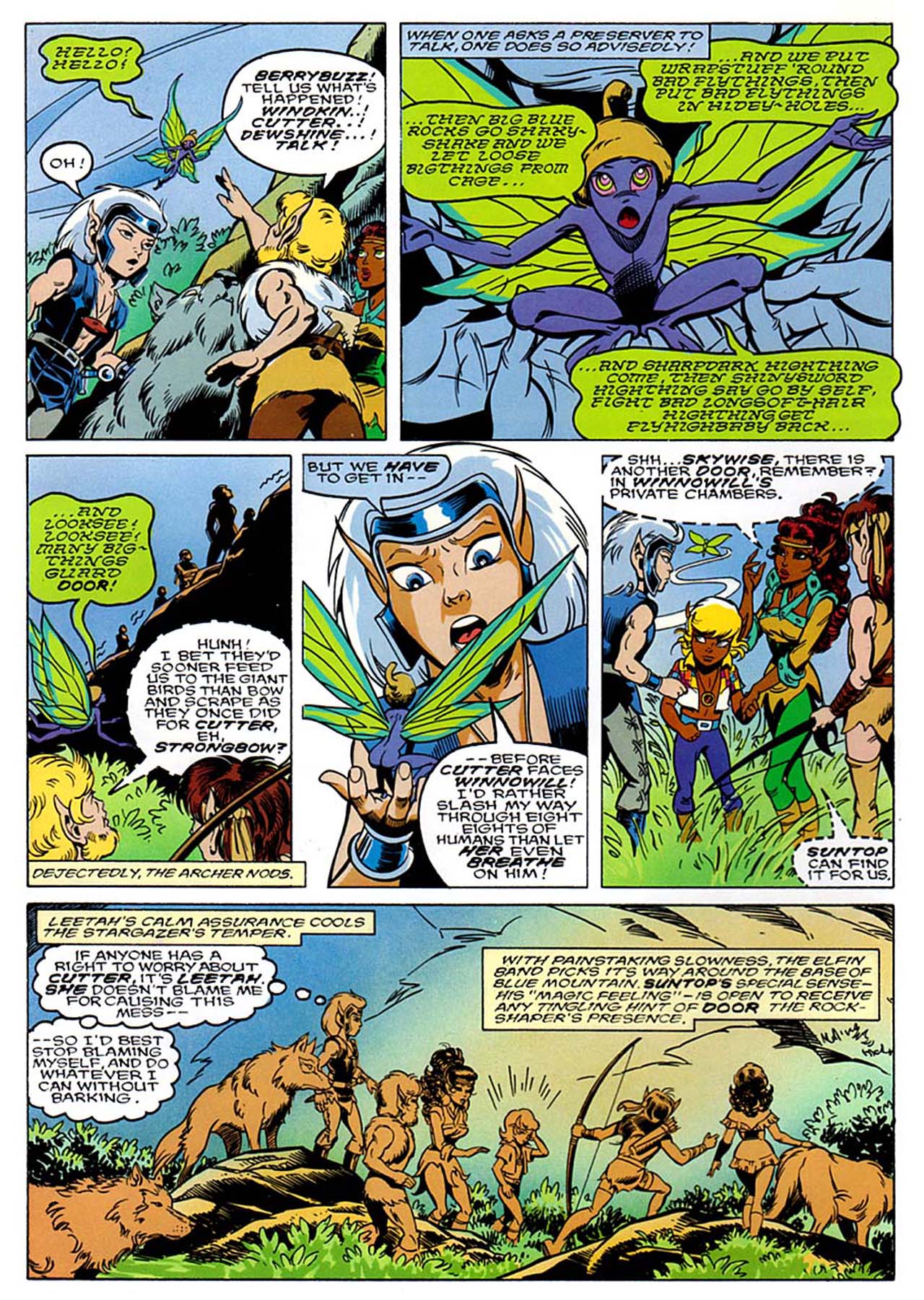 Read online ElfQuest: Siege at Blue Mountain comic -  Issue #7 - 9
