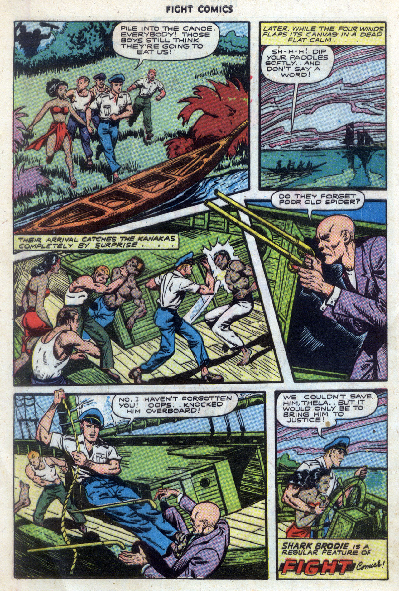 Read online Fight Comics comic -  Issue #39 - 40