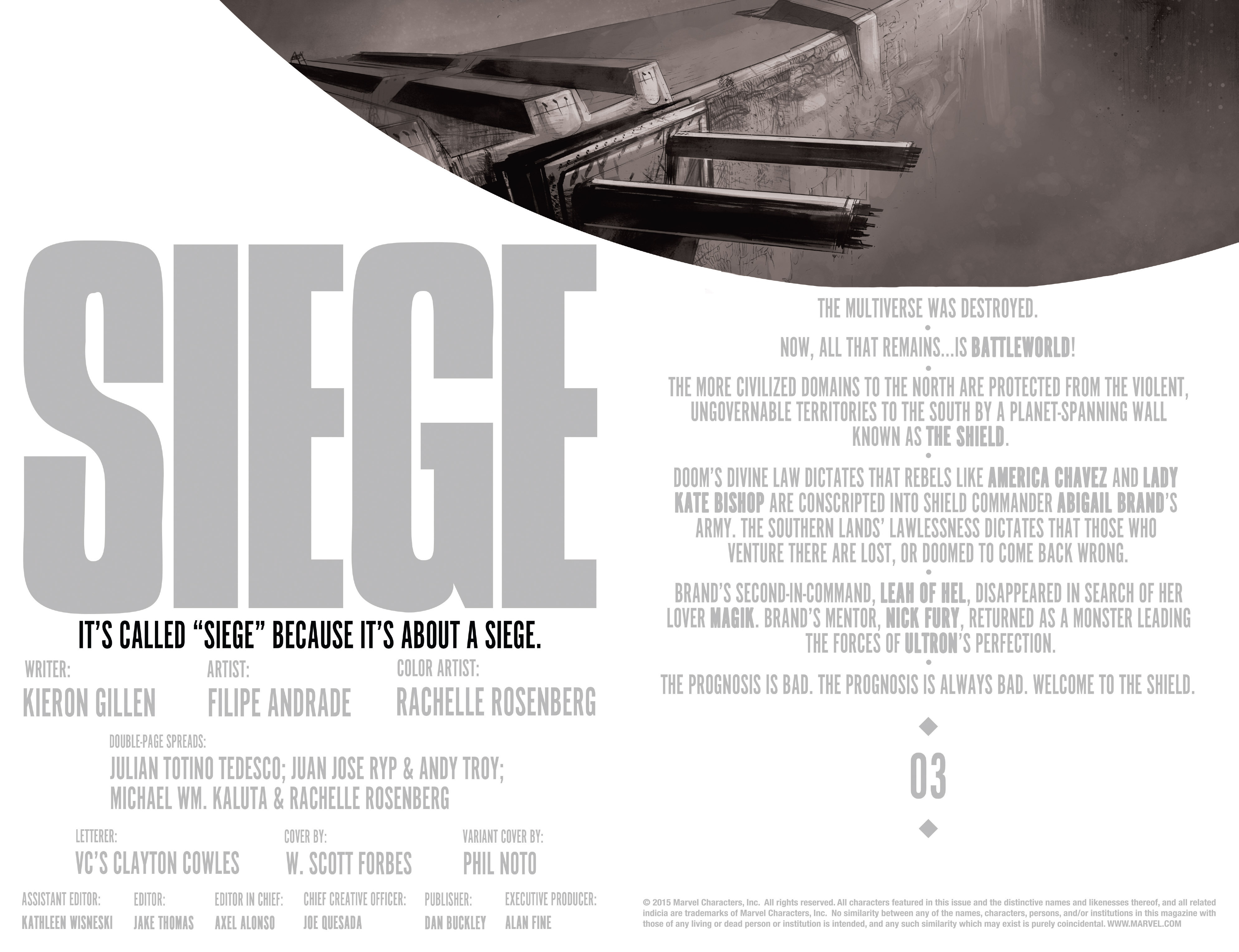 Read online Siege (2015) comic -  Issue #3 - 3