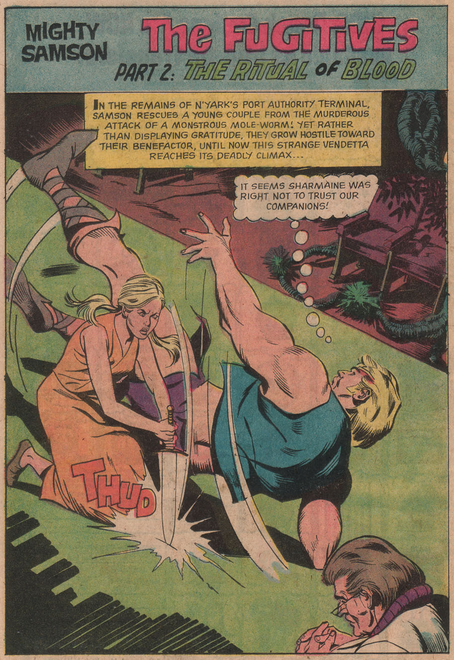 Read online Mighty Samson (1964) comic -  Issue #25 - 20
