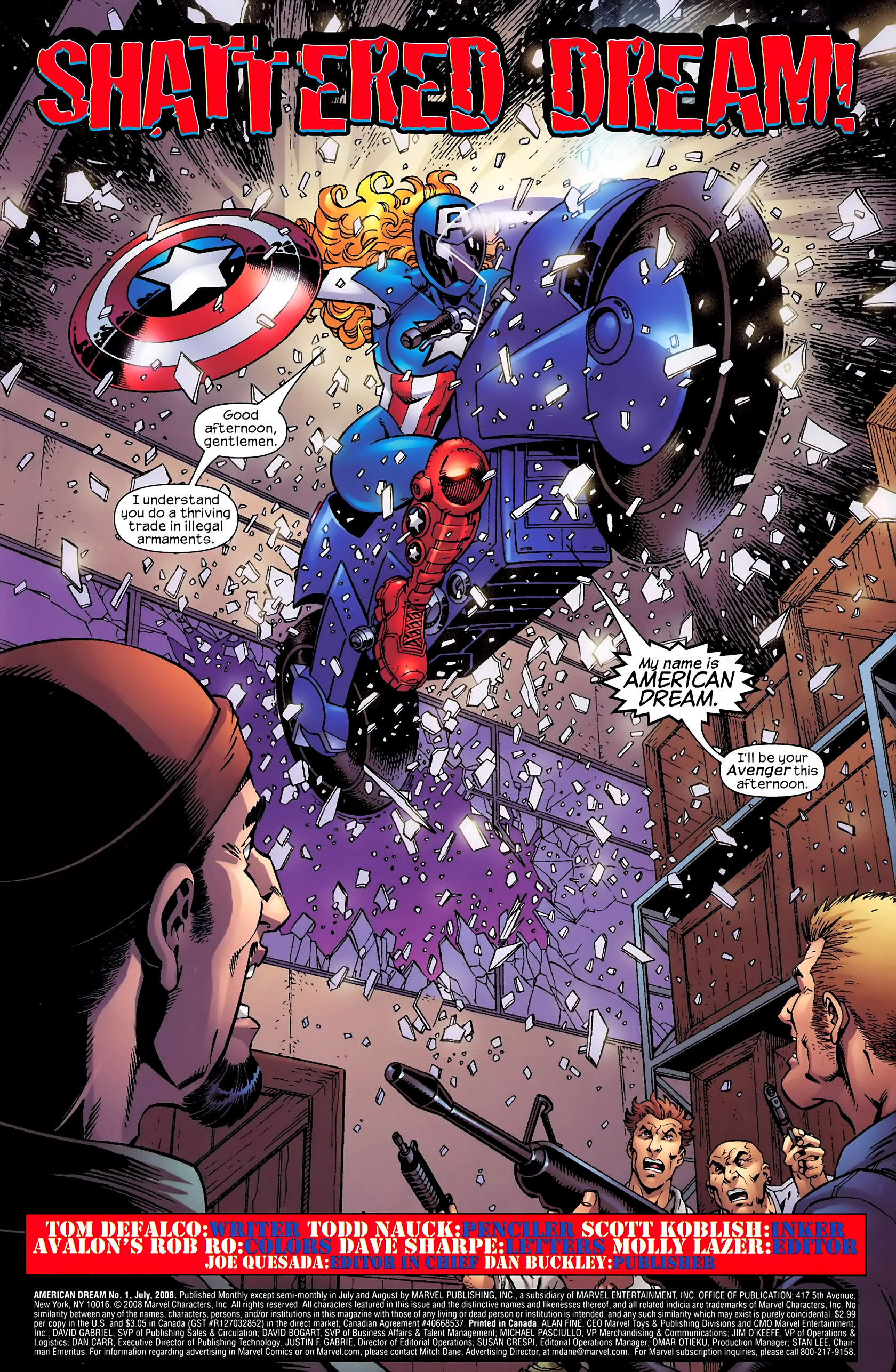 Read online American Dream comic -  Issue #1 - 2