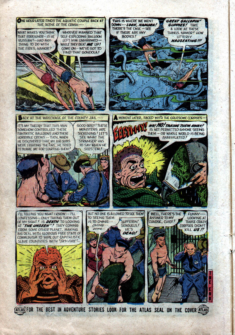 Read online Sub-Mariner Comics comic -  Issue #37 - 10