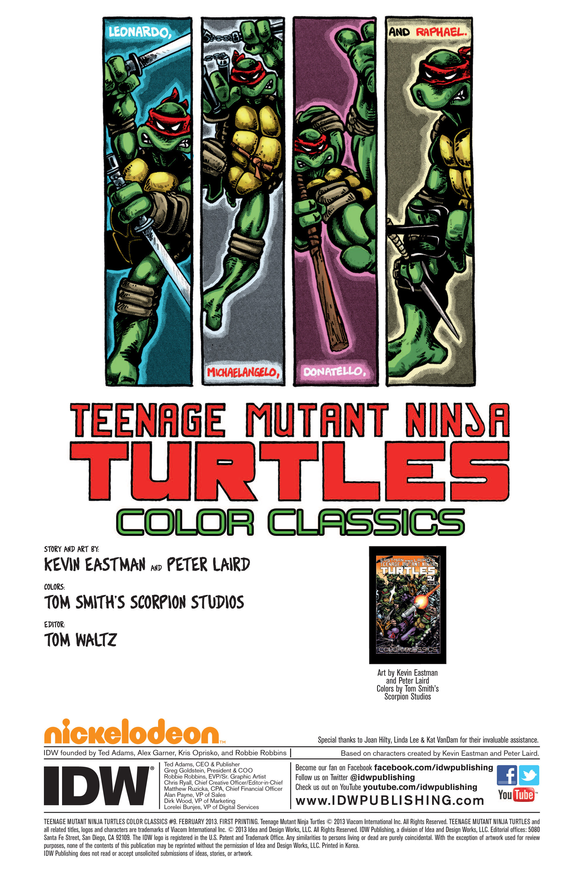 Read online Teenage Mutant Ninja Turtles Color Classics (2012) comic ...