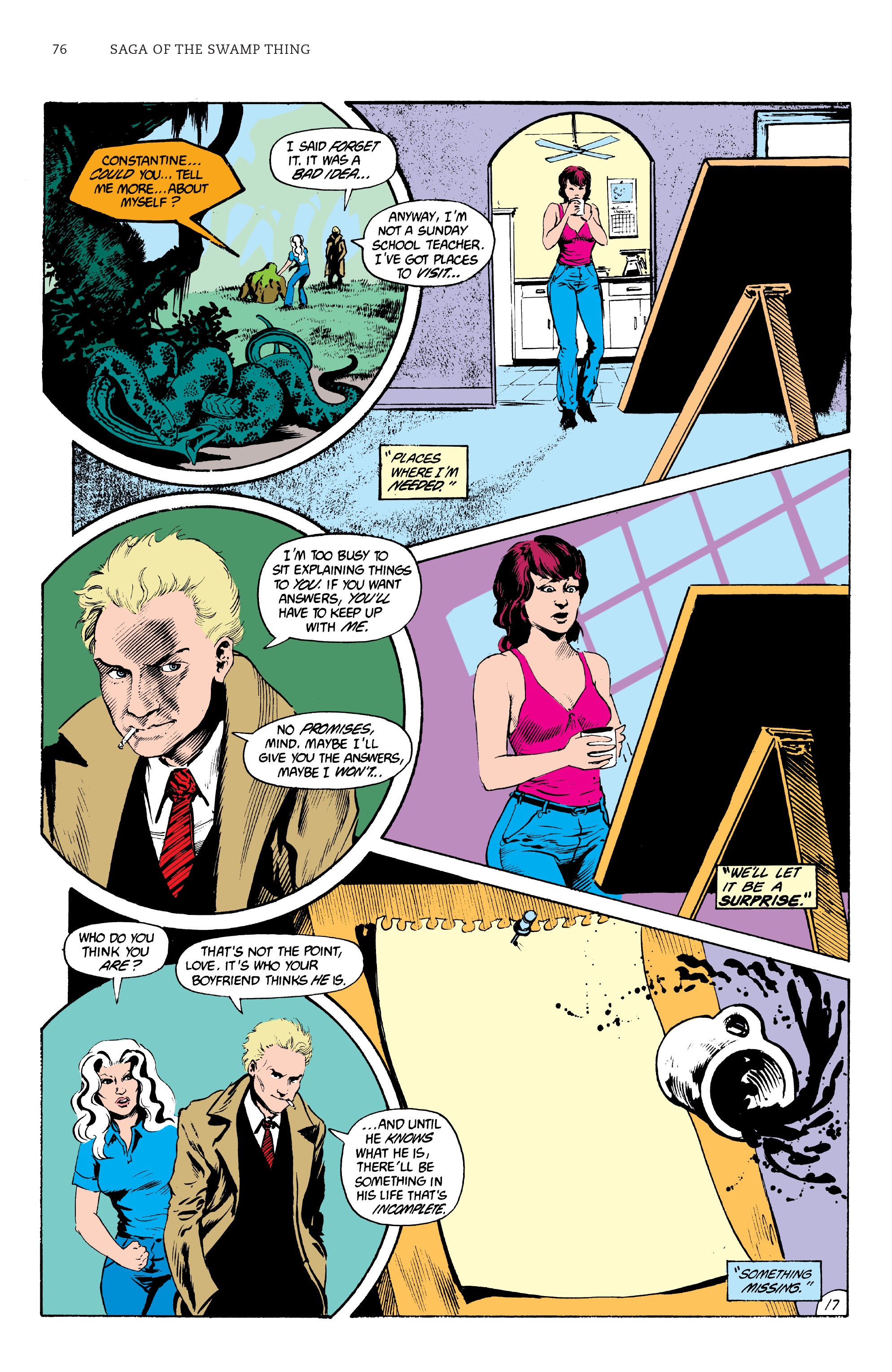 Read online Saga of the Swamp Thing comic -  Issue # TPB 3 (Part 1) - 76