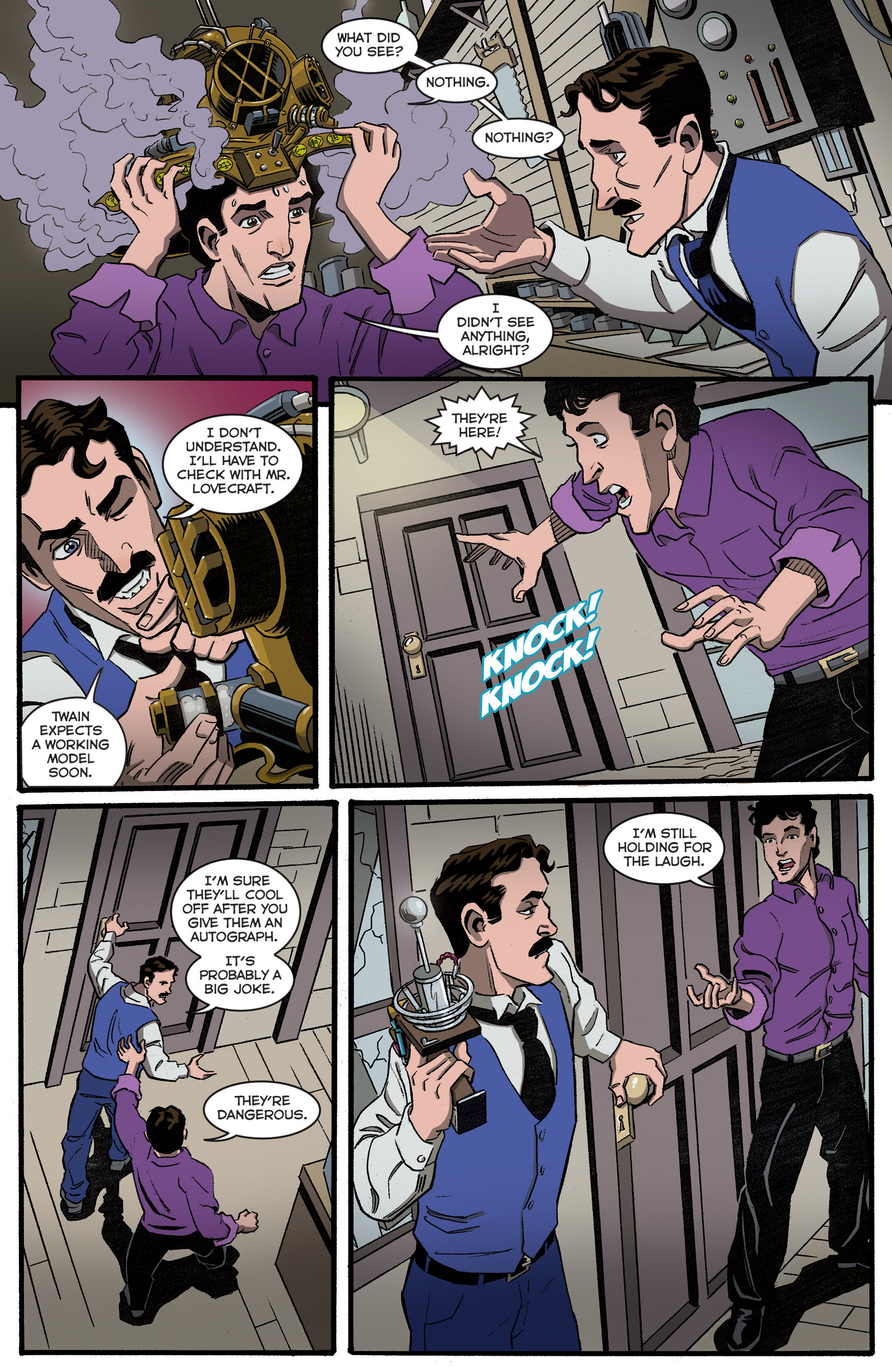 Read online Herald: Lovecraft & Tesla - Bundles of Joy comic -  Issue #1 - 21