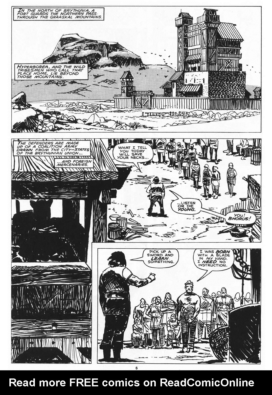 Read online The Savage Sword Of Conan comic -  Issue #162 - 8