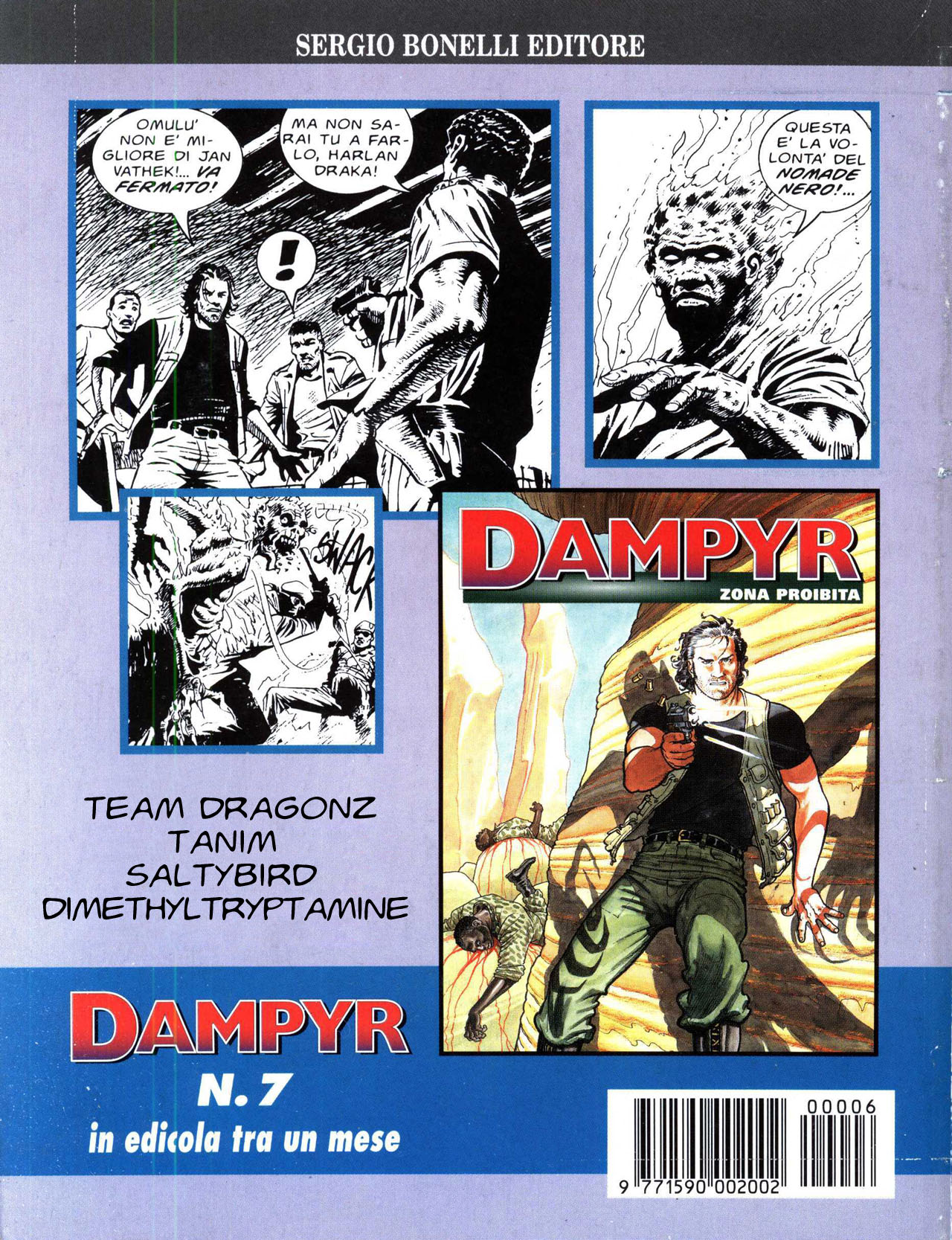 Read online Dampyr (2000) comic -  Issue #6 - 97