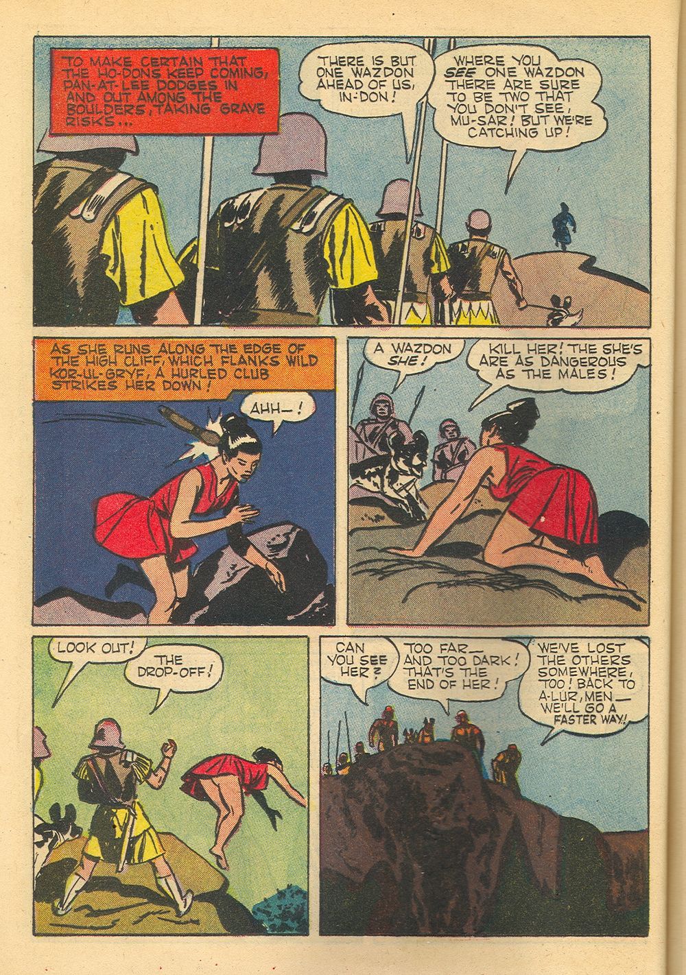 Read online Tarzan (1948) comic -  Issue #51 - 52