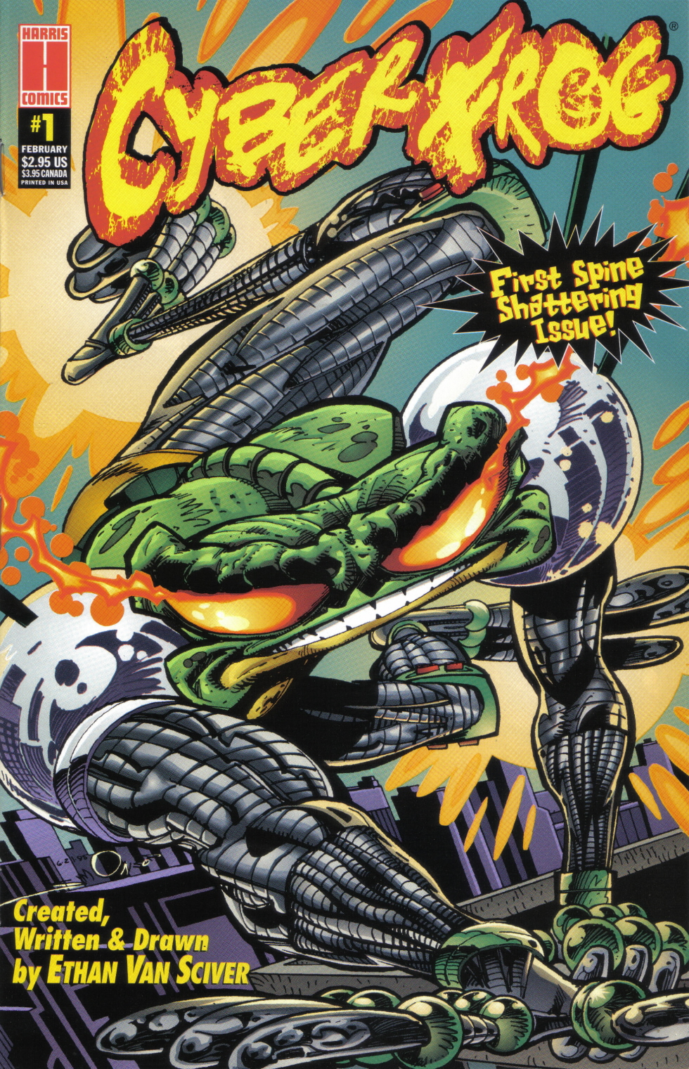Read online Cyberfrog comic -  Issue #1 - 1