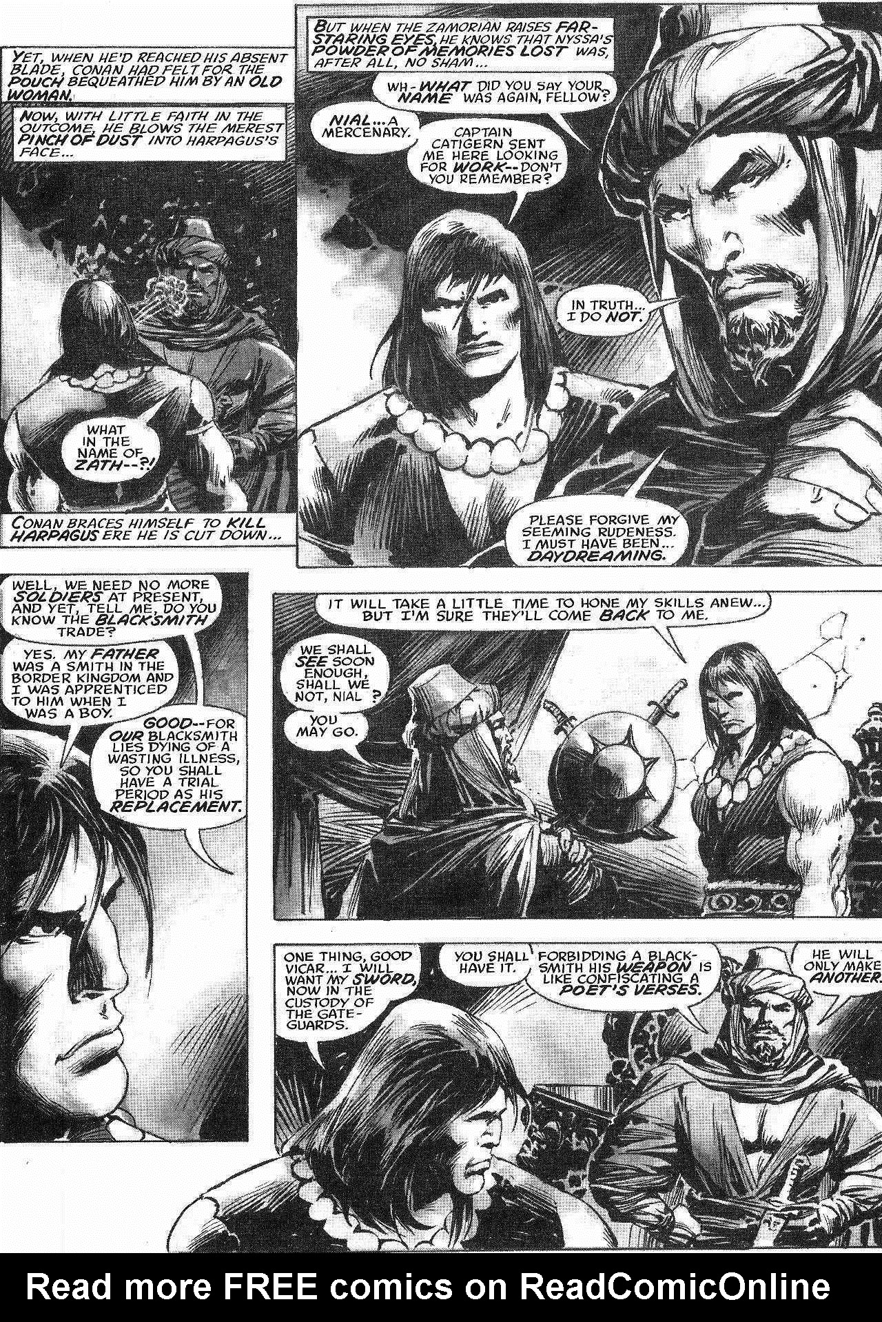 Read online The Savage Sword Of Conan comic -  Issue #208 - 20
