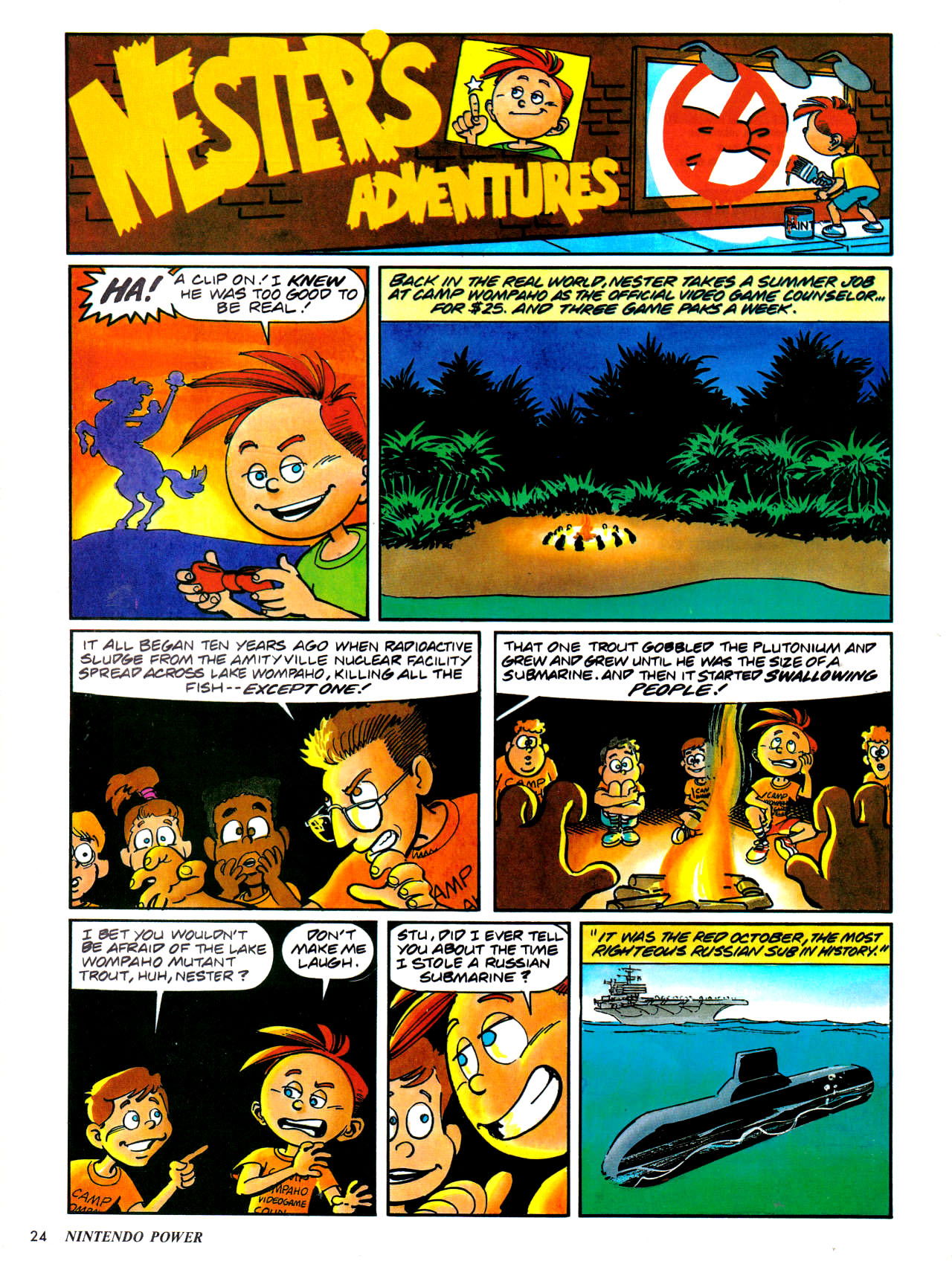 Read online Nintendo Power comic -  Issue #26 - 27