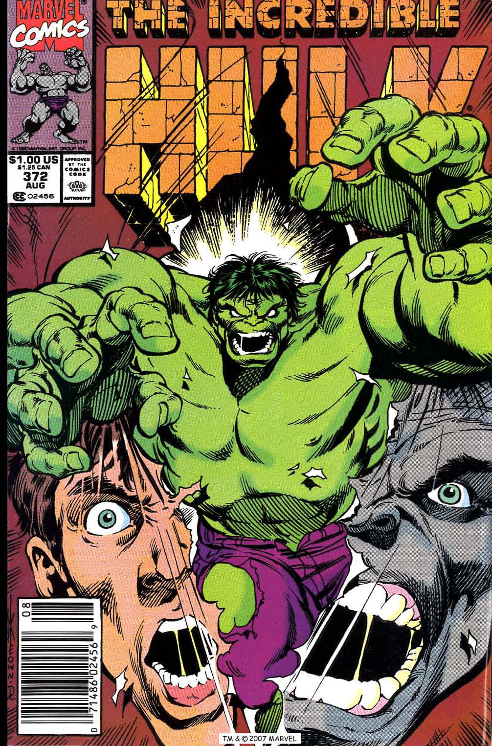 Read online The Incredible Hulk (1968) comic -  Issue #372 - 1