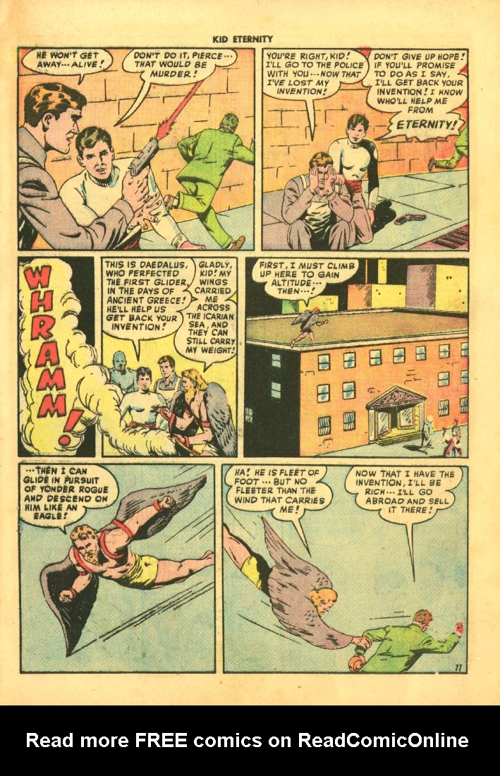 Read online Kid Eternity (1946) comic -  Issue #11 - 13