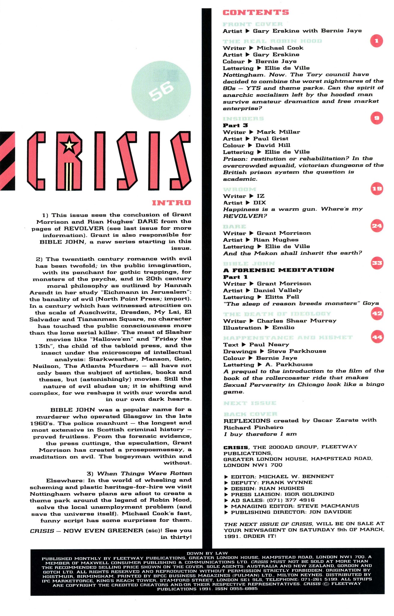 Read online Crisis comic -  Issue #56 - 2