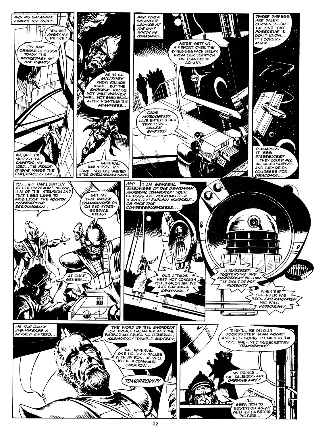 Read online Marvel Graphic Novel comic -  Issue #4 Abslom Daak, Dalek Killer - 22