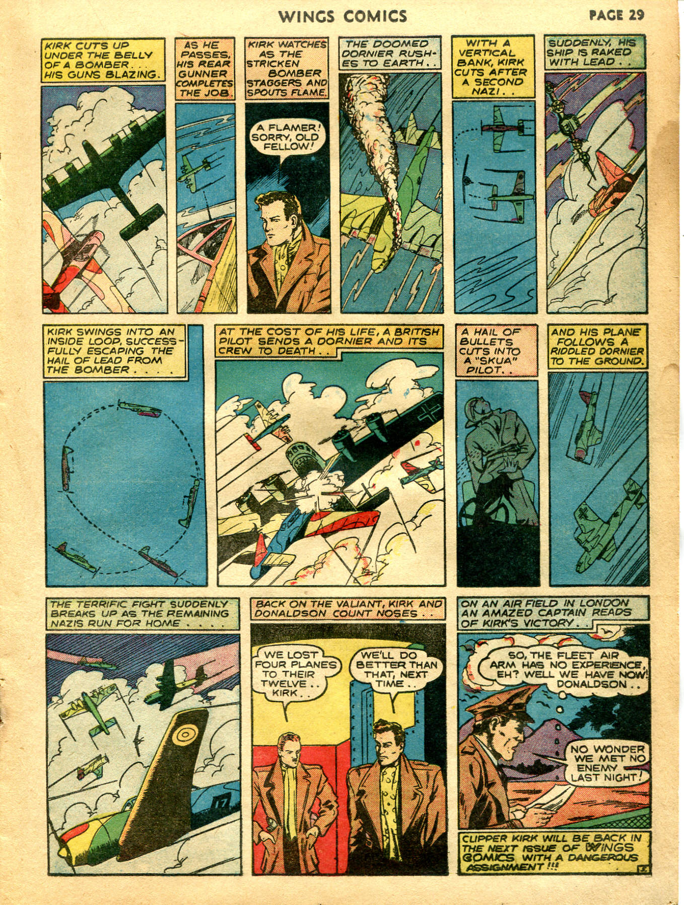 Read online Wings Comics comic -  Issue #5 - 31