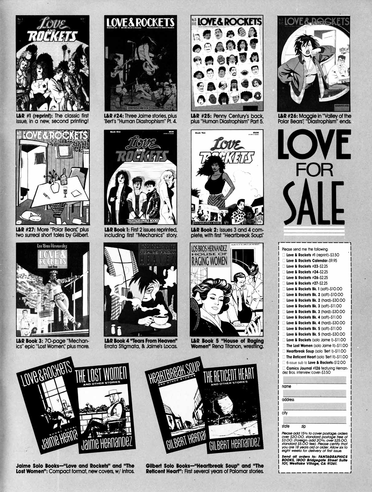 Read online Love and Rockets (1982) comic -  Issue #28 - 35