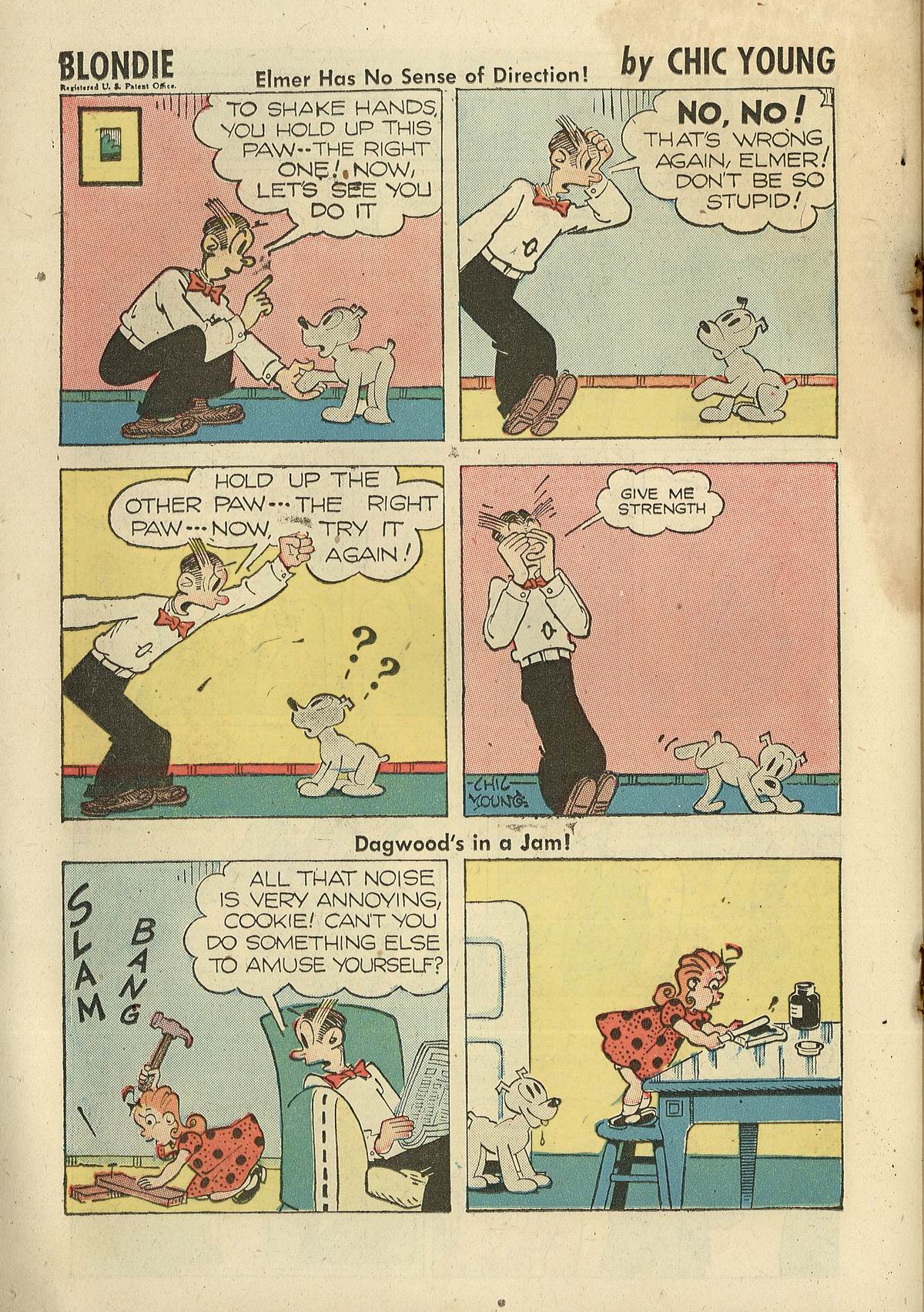 Read online Blondie Comics (1947) comic -  Issue #12 - 16