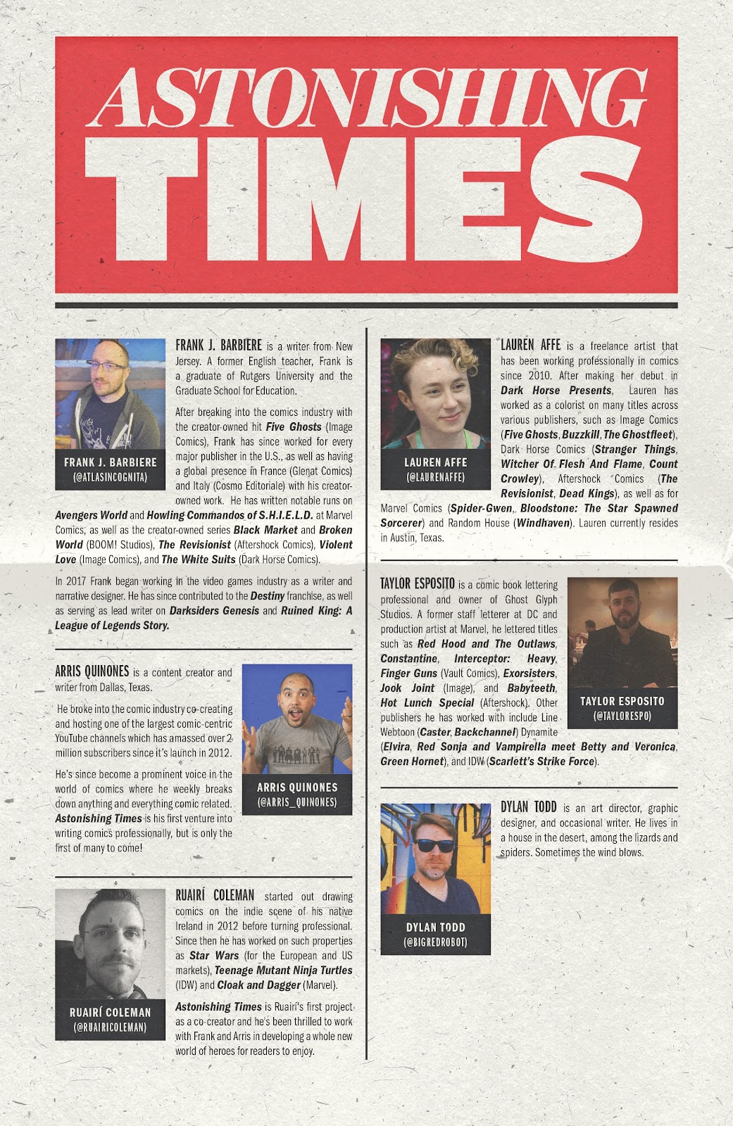 Astonishing Times issue 1 - Page 36