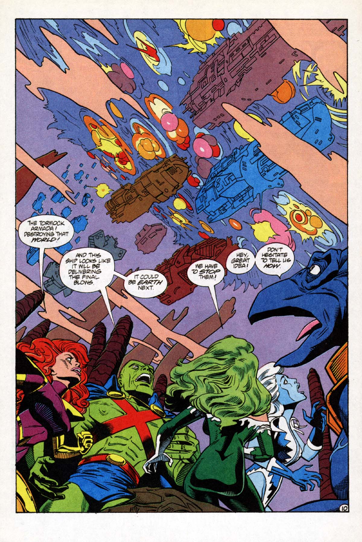 Read online Justice League America comic -  Issue #102 - 11