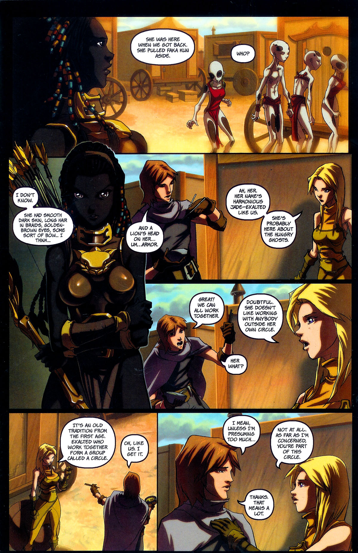 Read online Exalted comic -  Issue #4 - 5