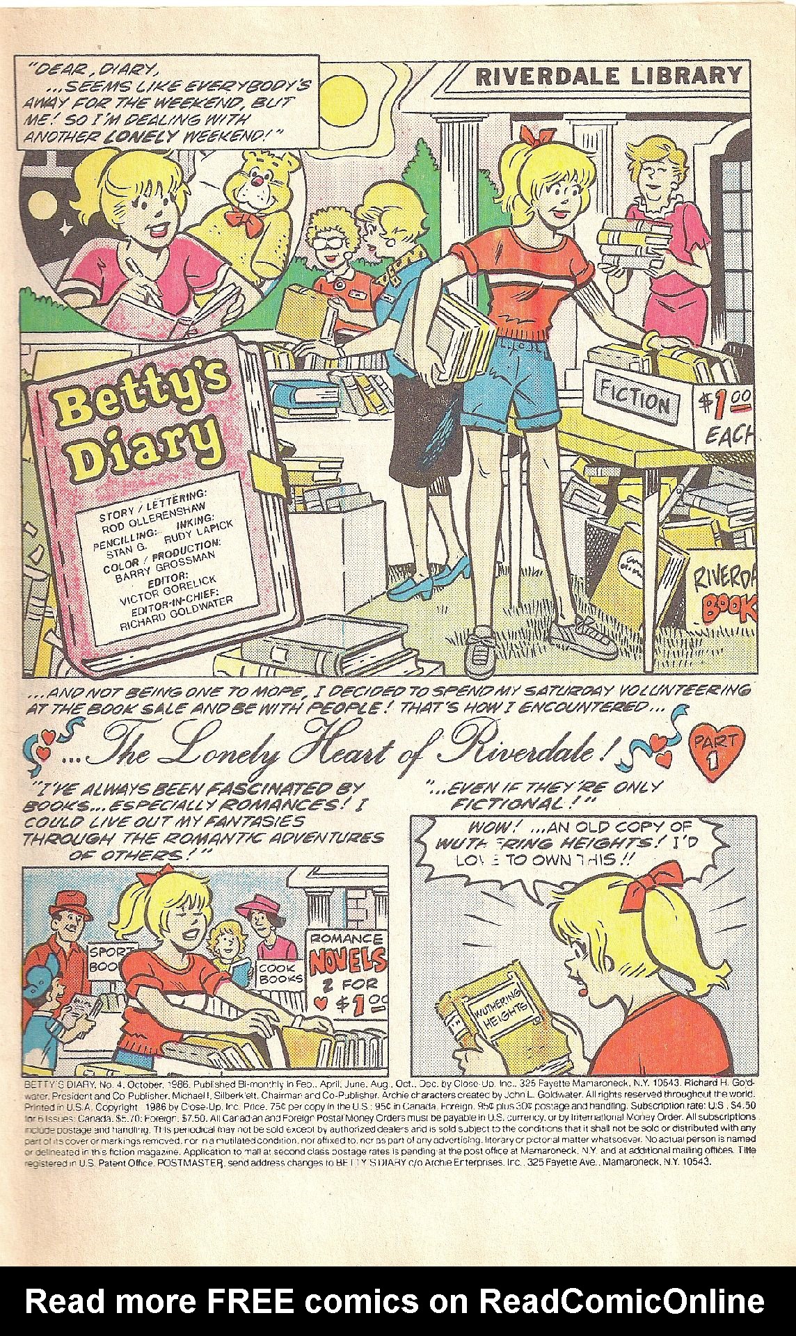 Read online Betty's Diary comic -  Issue #4 - 3