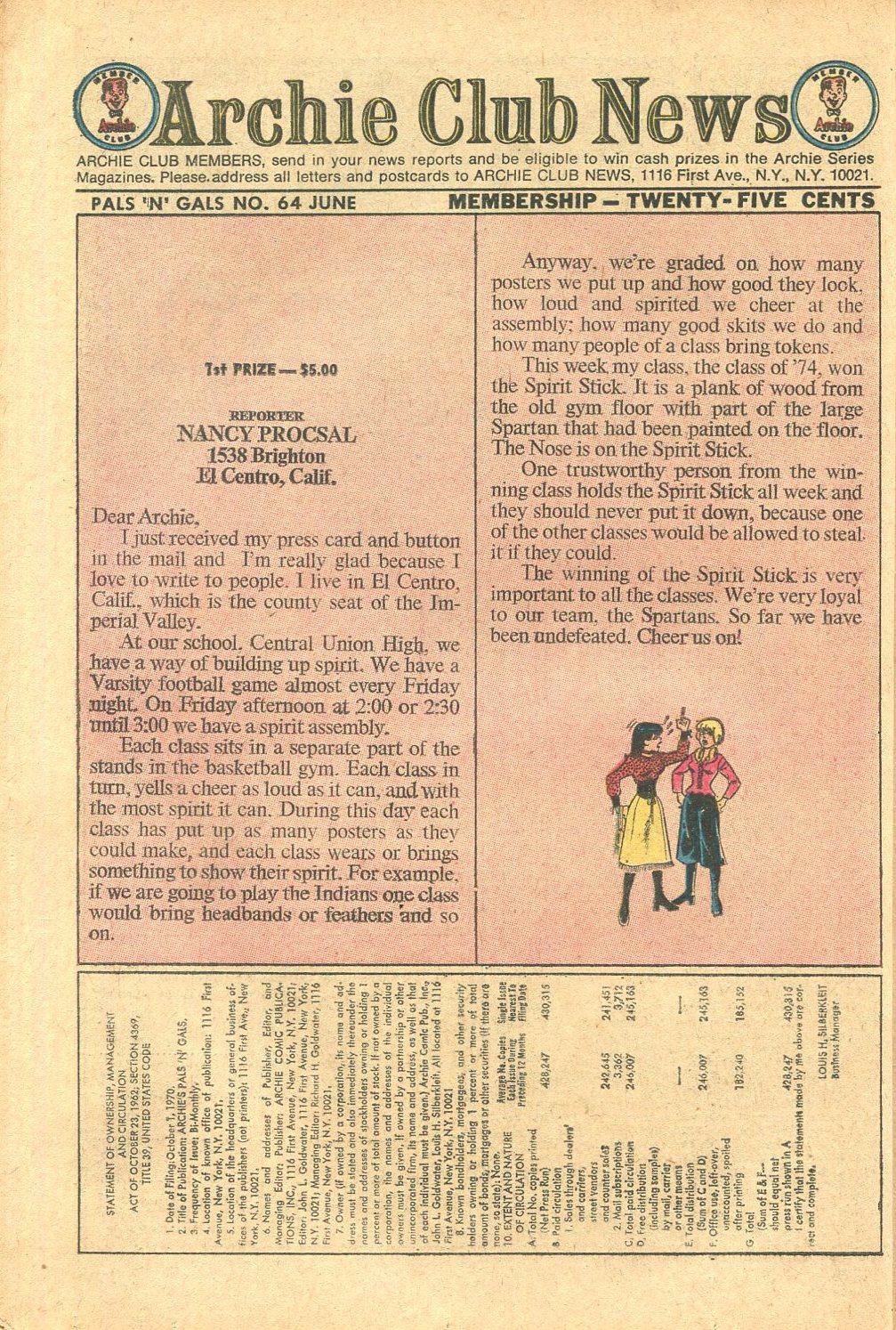 Read online Archie's Pals 'N' Gals (1952) comic -  Issue #64 - 50