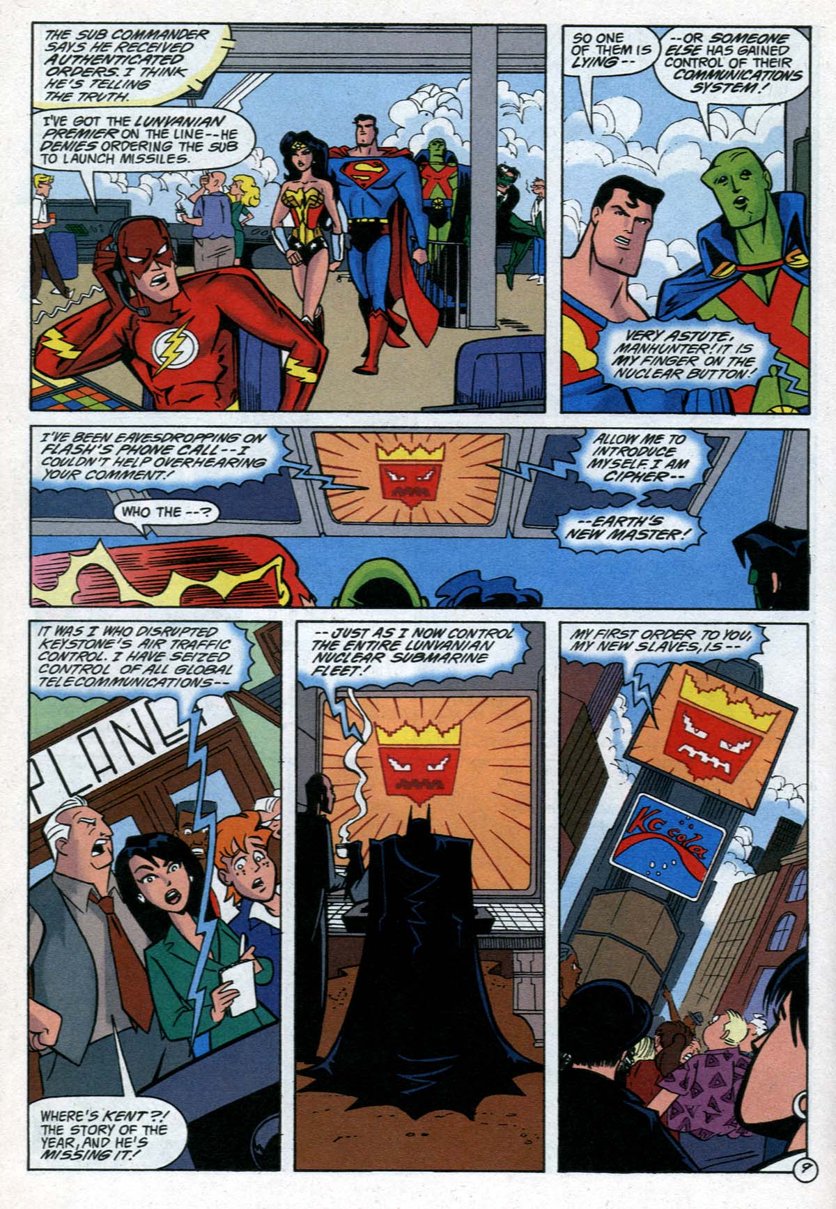 Read online Adventures in the DC Universe comic -  Issue #12 - 10