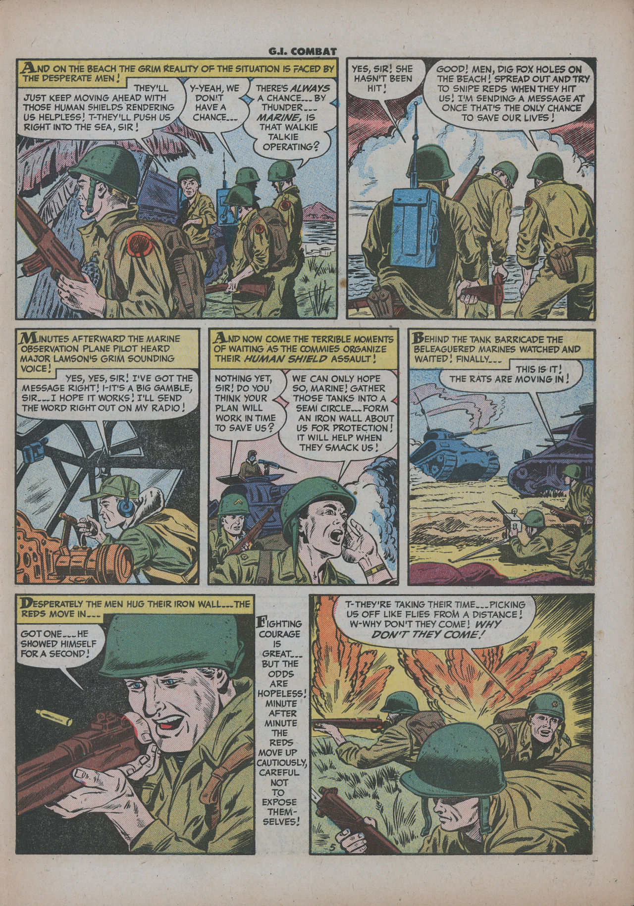 Read online G.I. Combat (1952) comic -  Issue #28 - 31