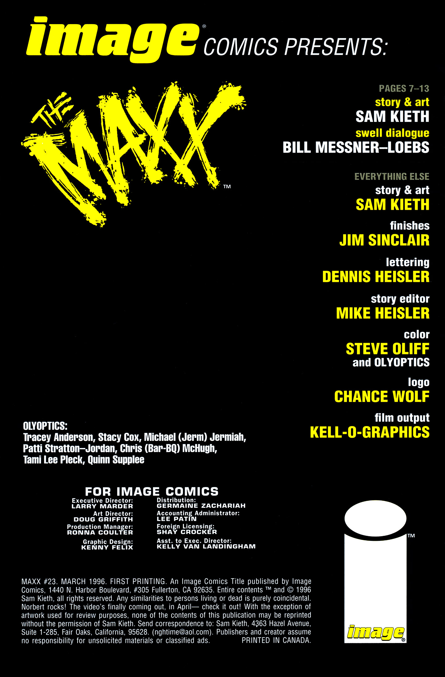 Read online The Maxx (1993) comic -  Issue #23 - 2