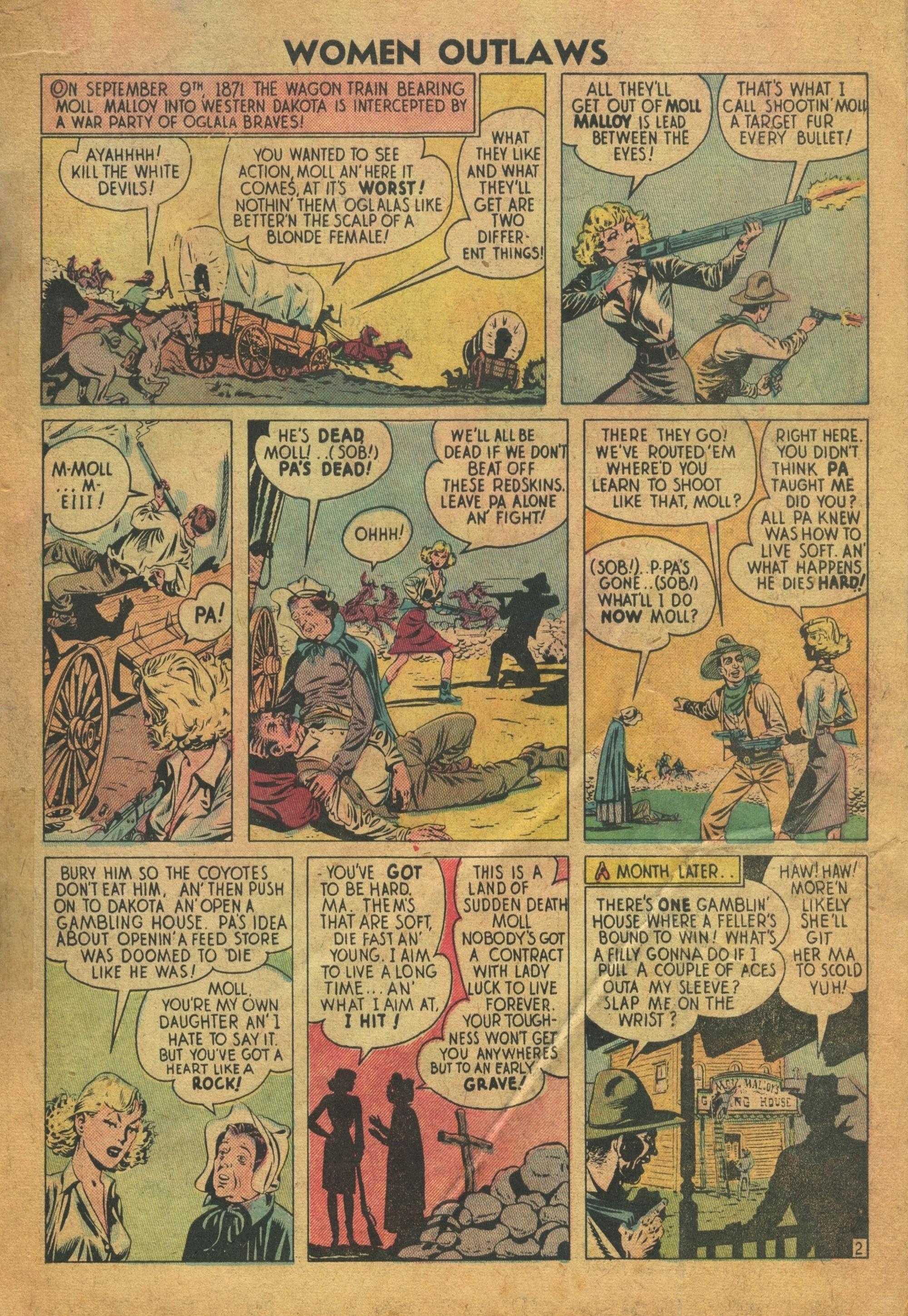 Read online Women Outlaws comic -  Issue #6 - 3