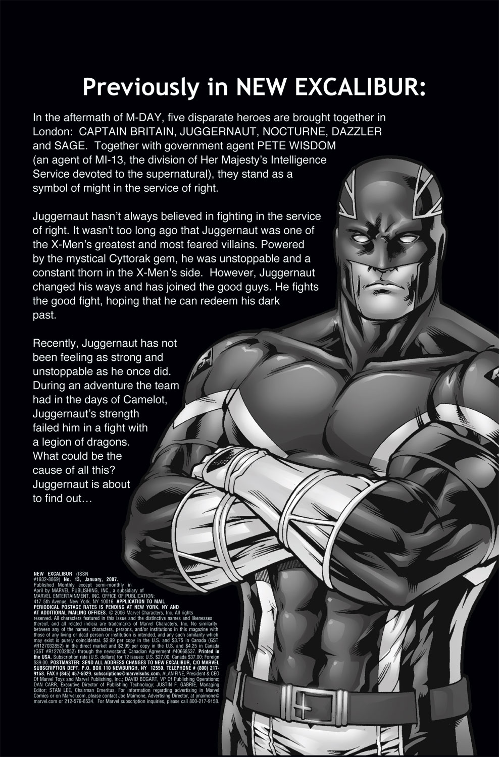 Read online New Excalibur comic -  Issue #13 - 2