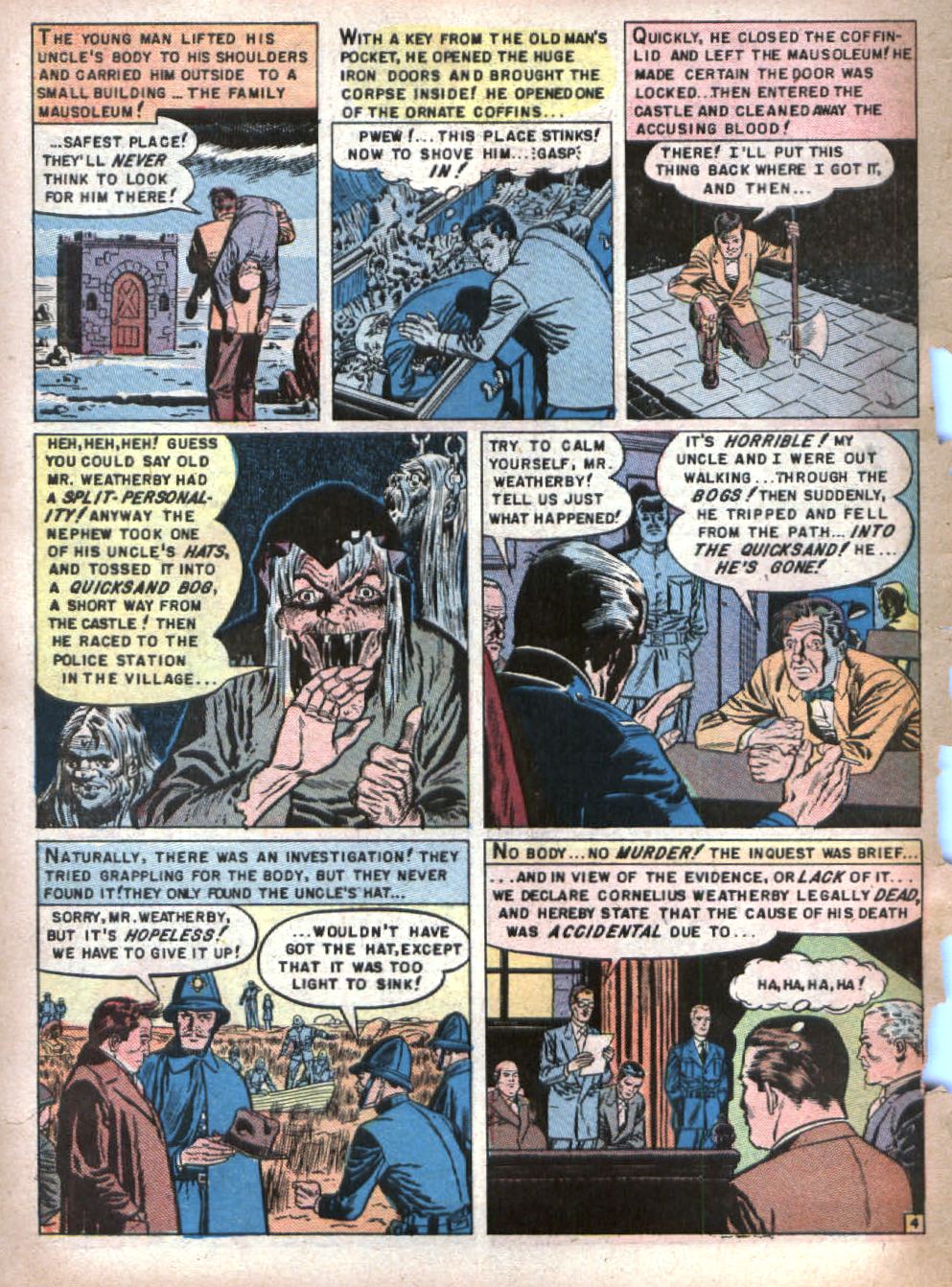 Read online The Vault of Horror (1950) comic -  Issue #29 - 6