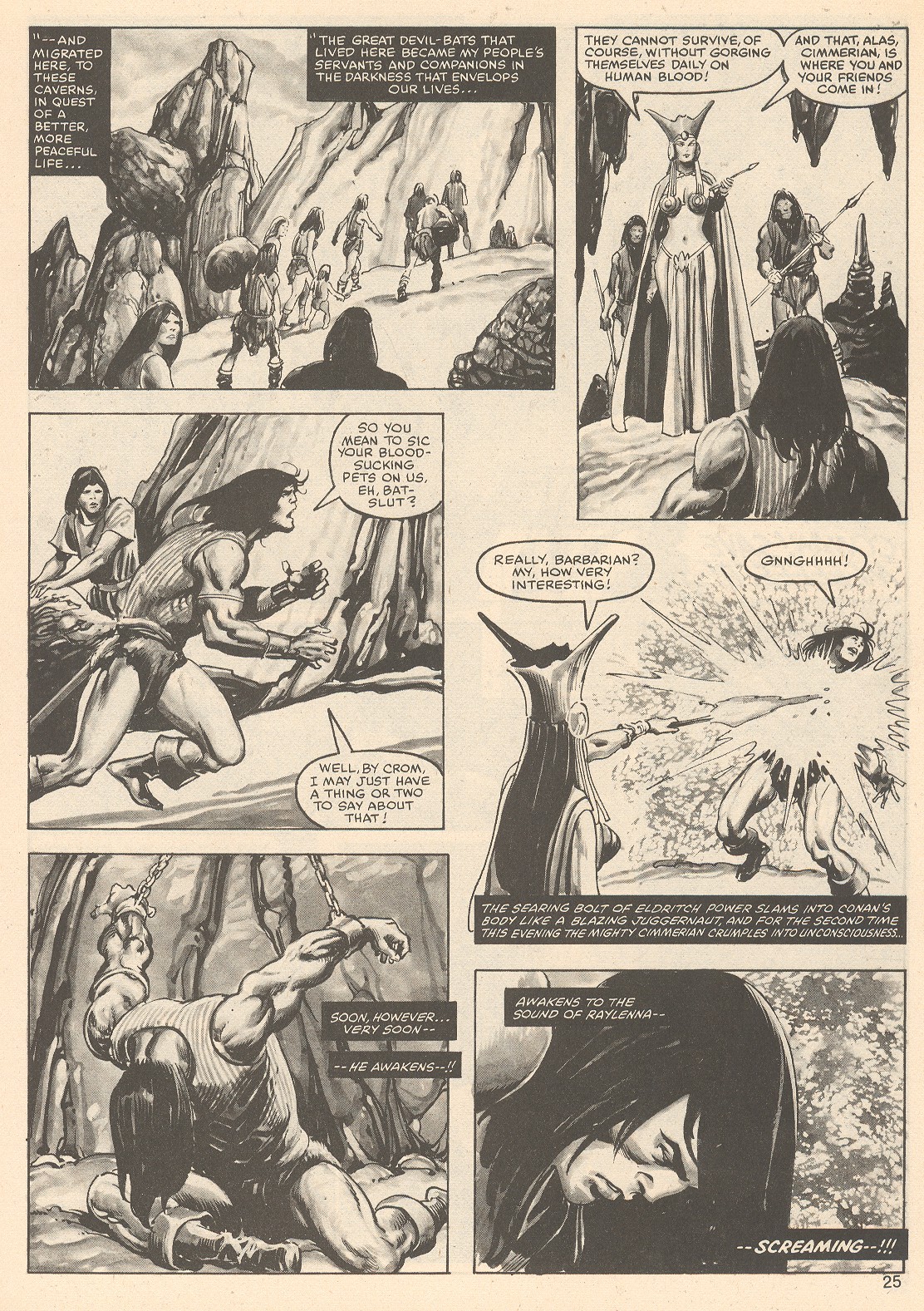 Read online The Savage Sword Of Conan comic -  Issue #76 - 25