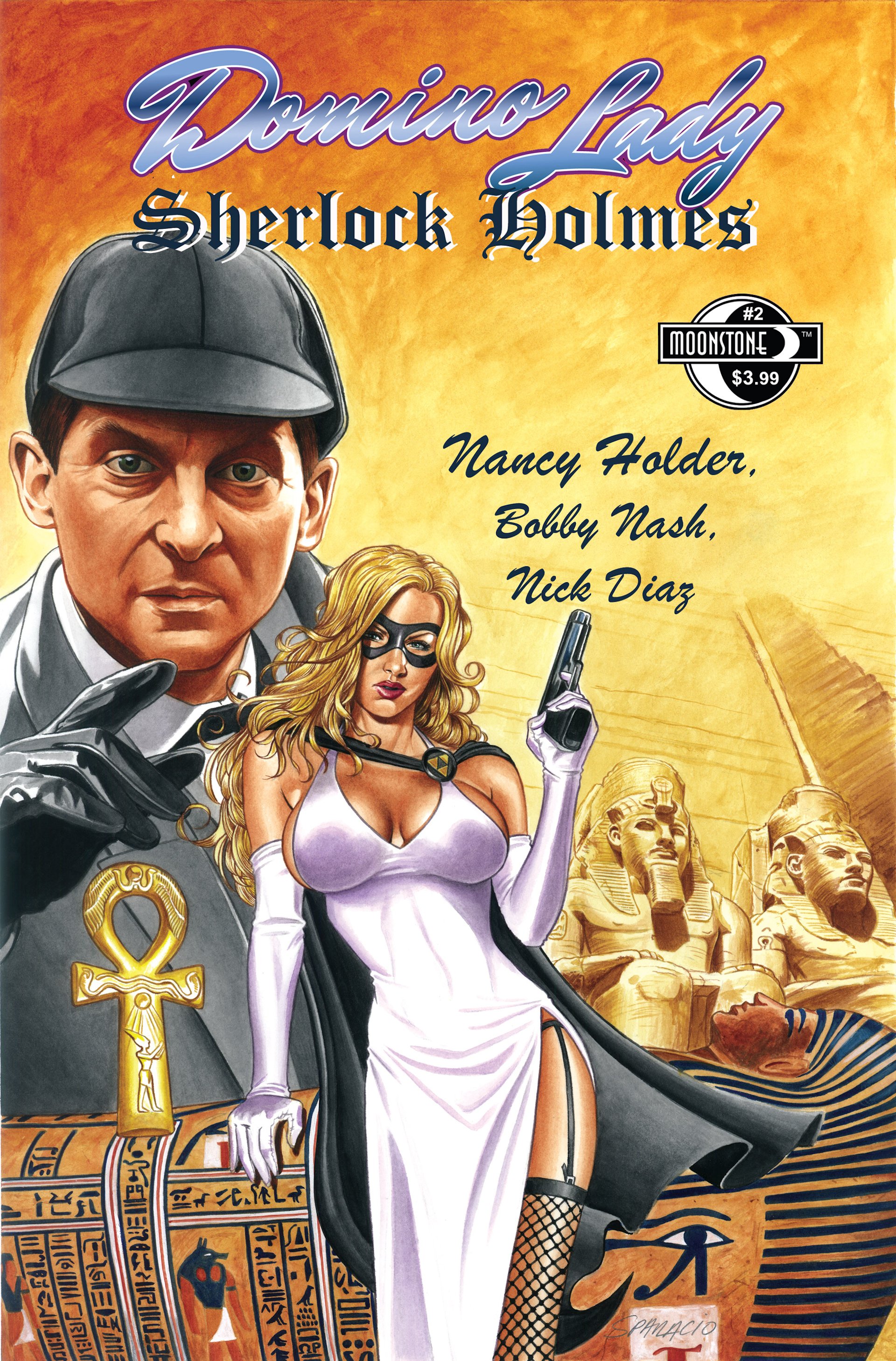 Read online Domino Lady/Sherlock Holmes comic -  Issue #2 - 1