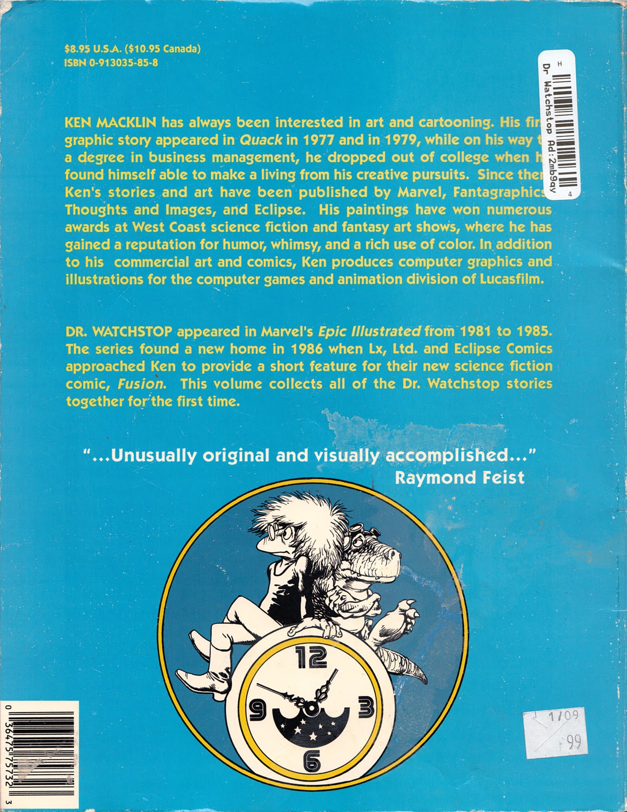 Read online Dr. Watchstop: Adventures in Time and Space comic -  Issue # Full - 68