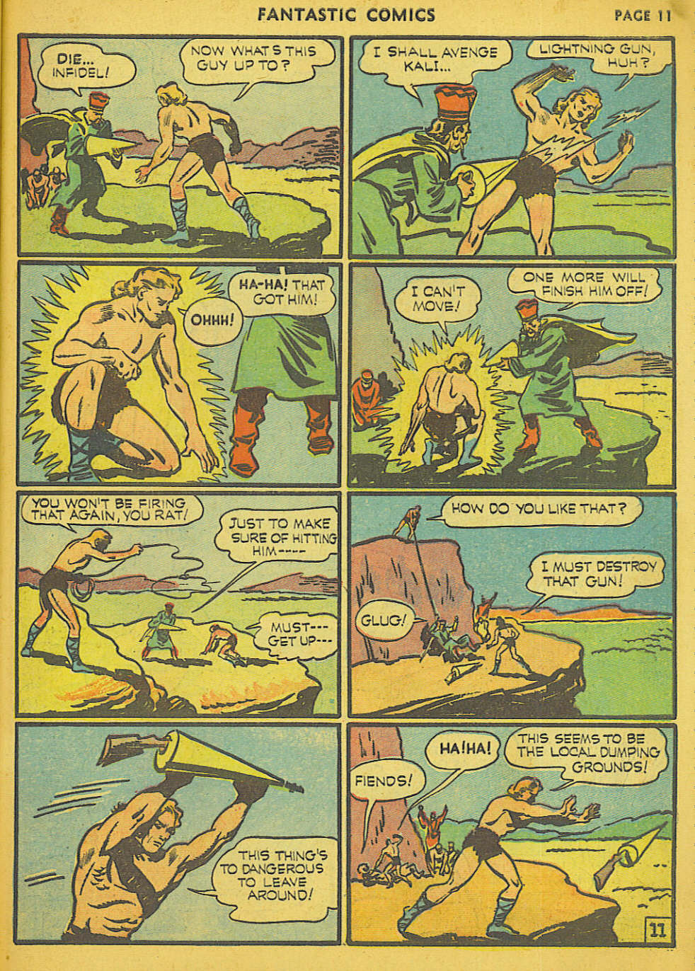 Read online Fantastic Comics comic -  Issue #15 - 4