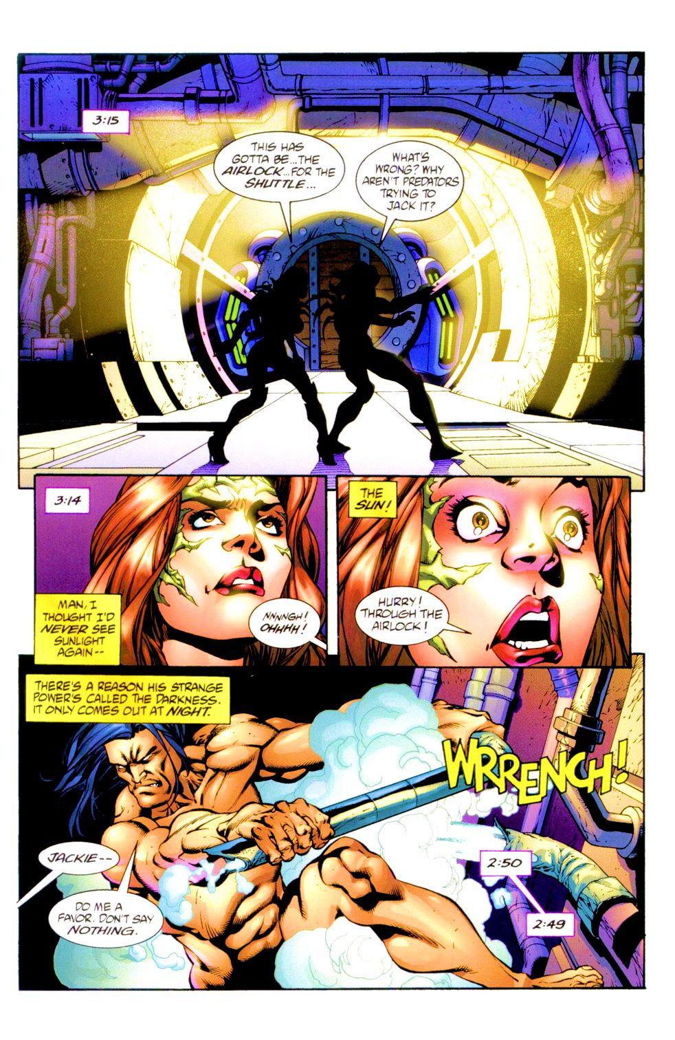 Read online Witchblade/Aliens/The Darkness/Predator: Mindhunter comic -  Issue #2 - 16