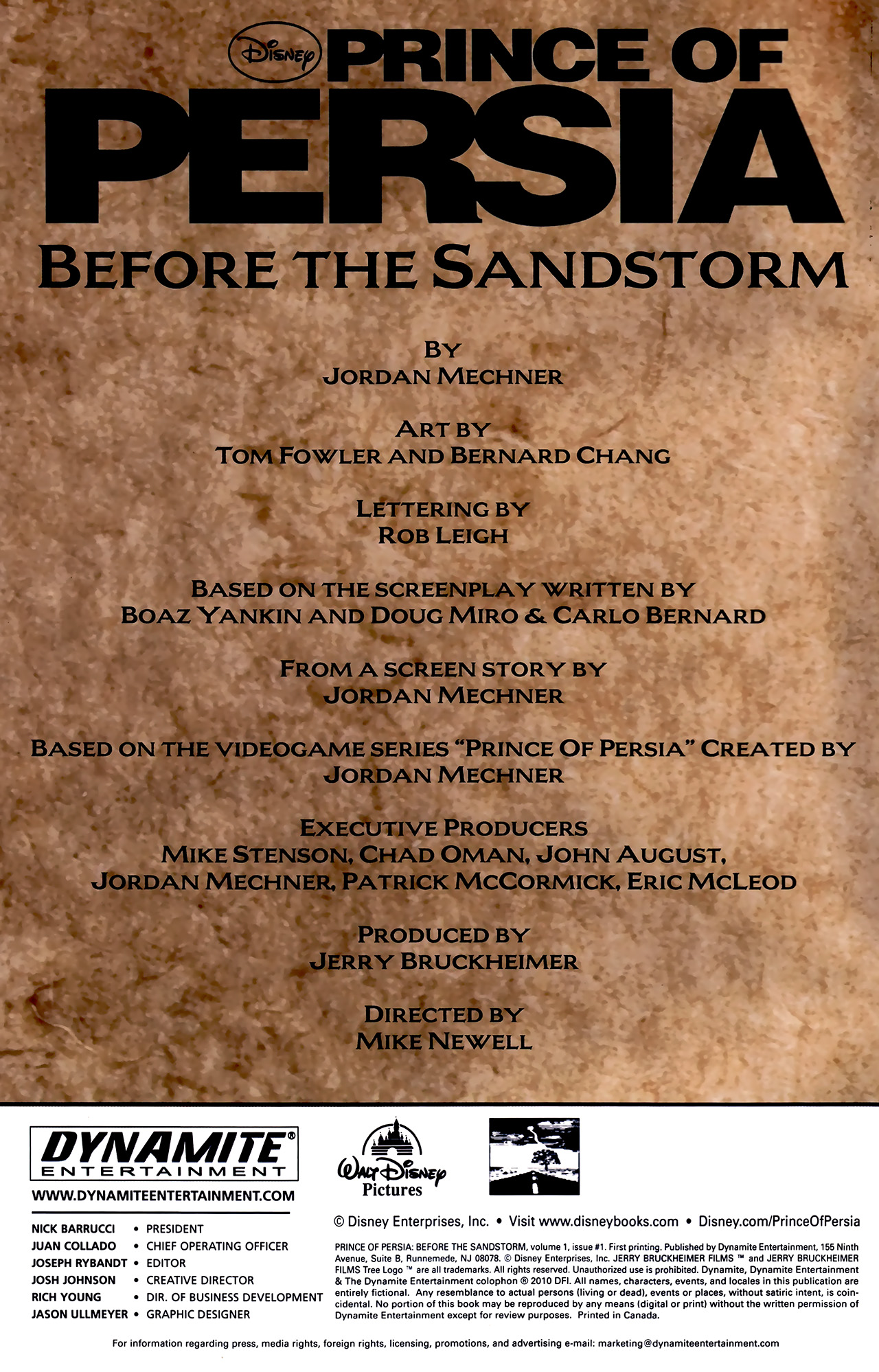 Read online Prince of Persia: Before the Sandstorm comic -  Issue #1 - 2