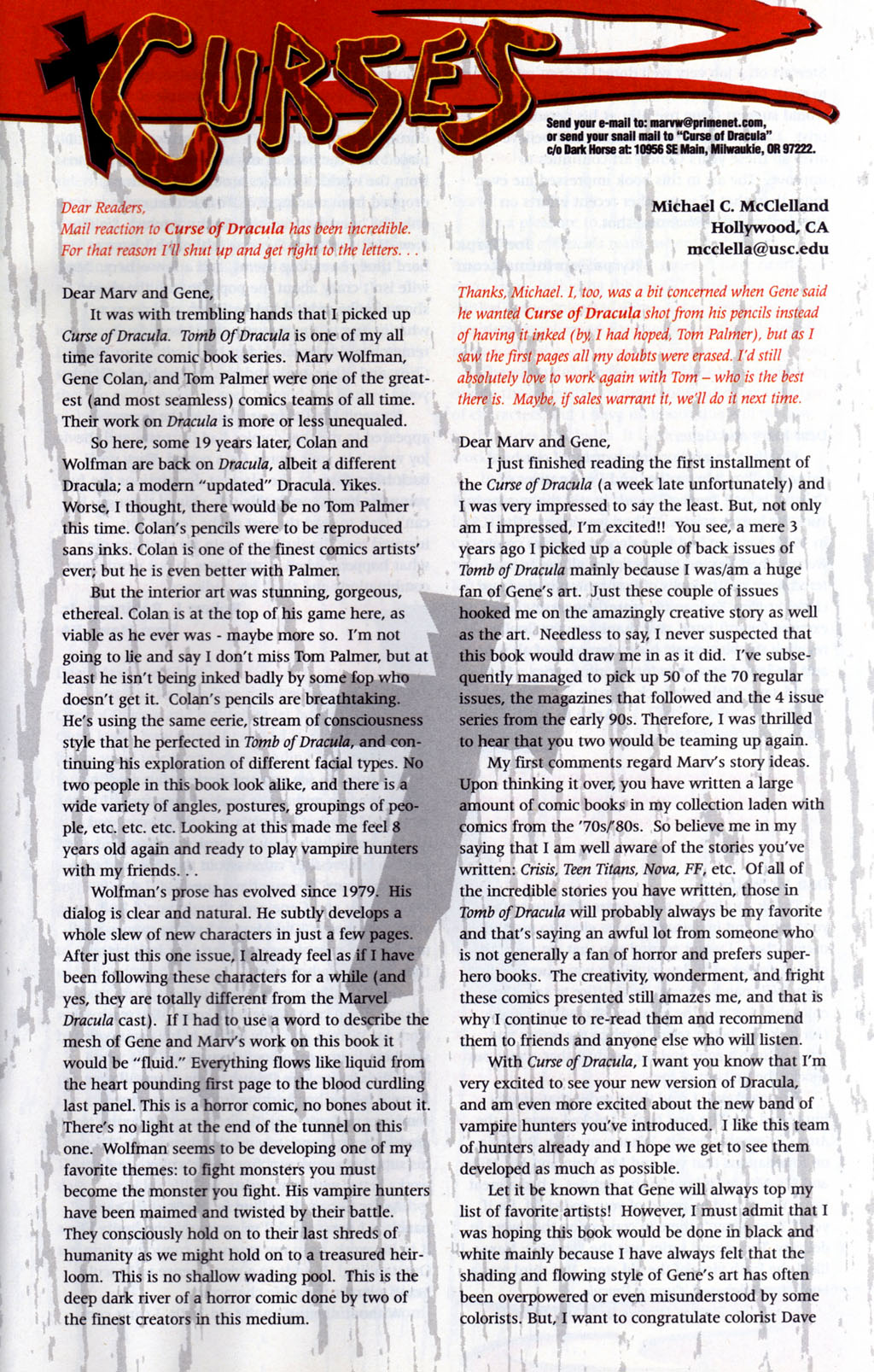 Read online The Curse of Dracula comic -  Issue #3 - 23