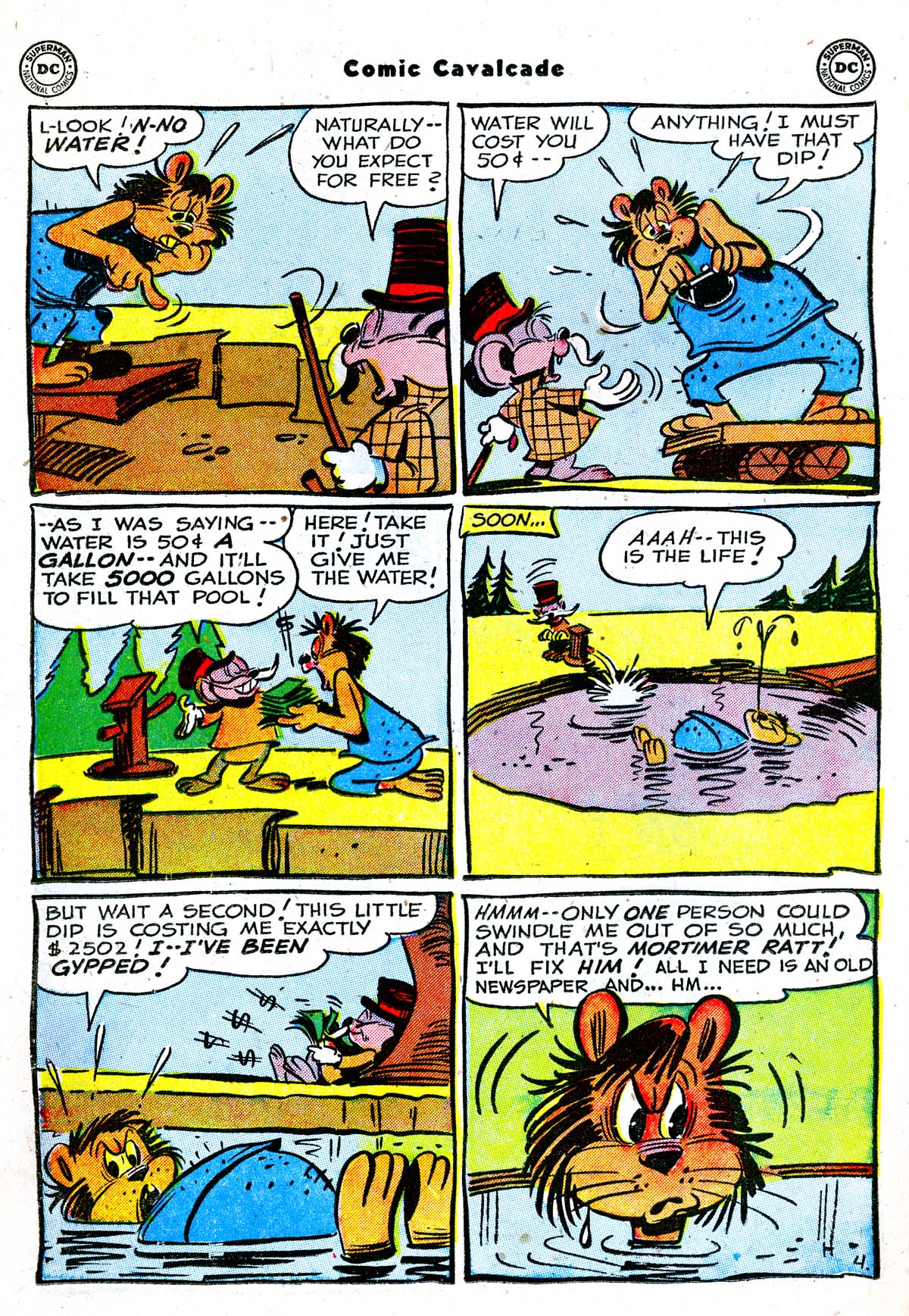 Read online Comic Cavalcade comic -  Issue #48 - 40