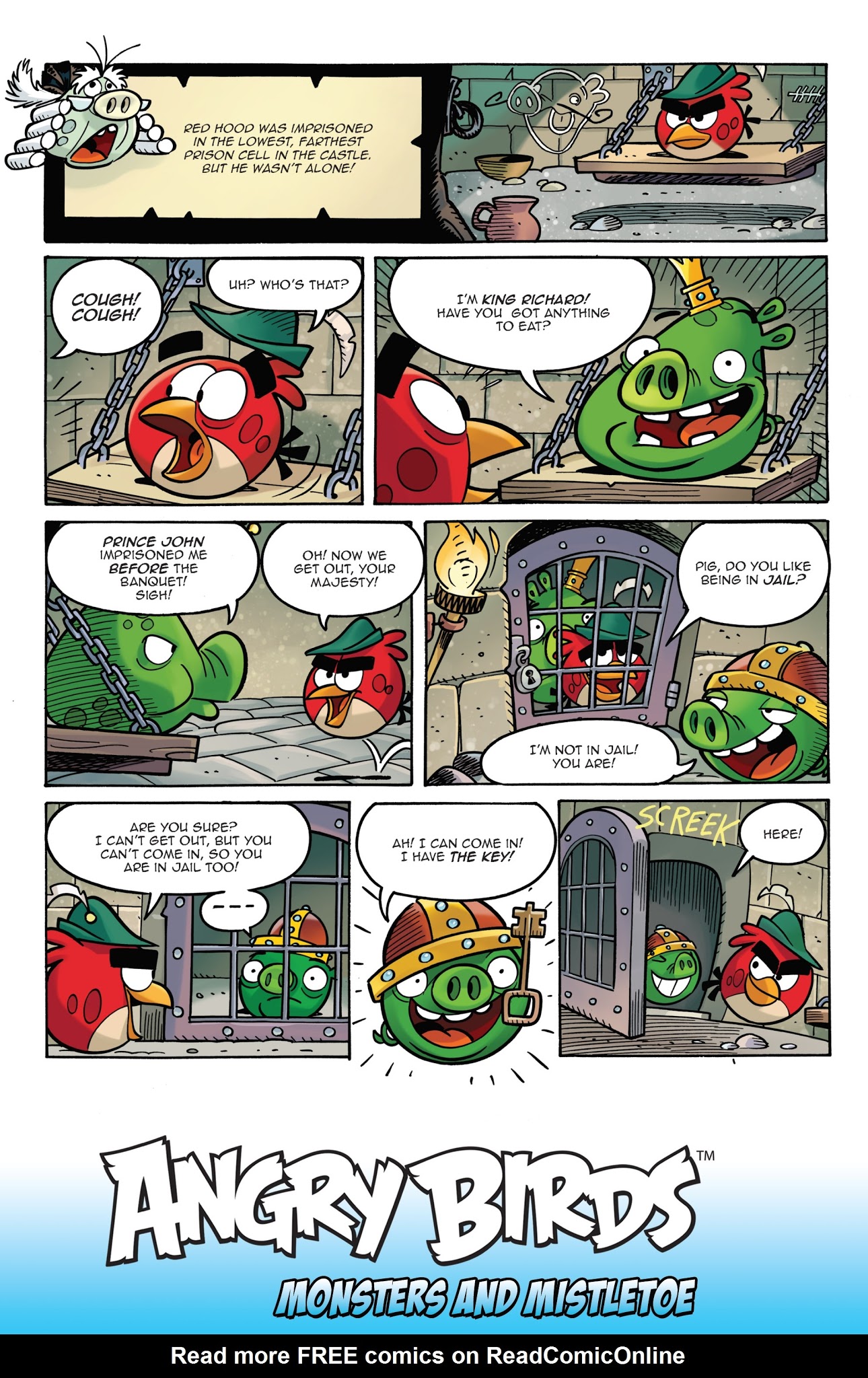 Read online Angry Birds Comics Quarterly comic -  Issue # Issue Monsters and Mistletoe - 38